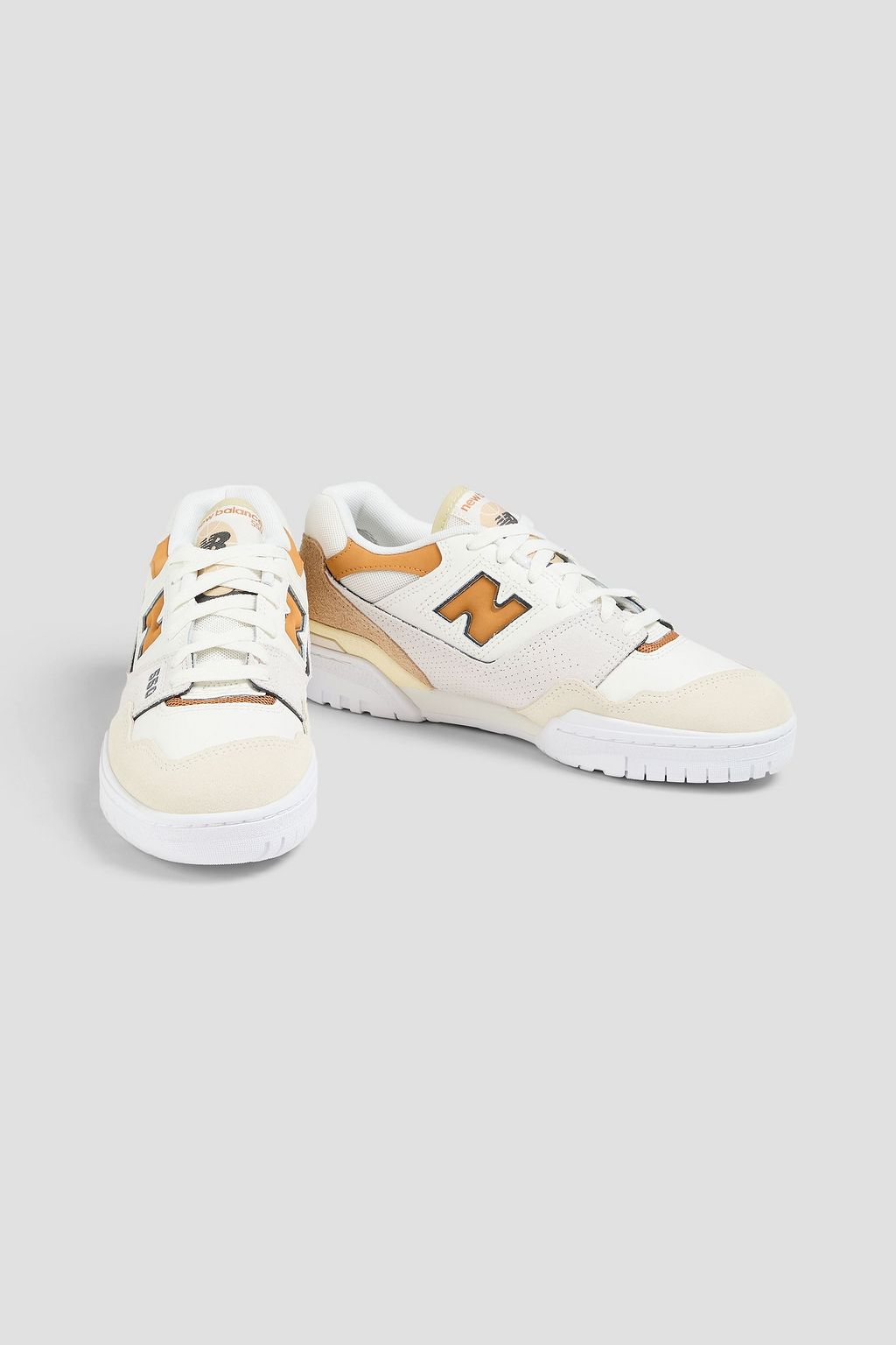 NEW BALANCE 550 leather and suede sneakers