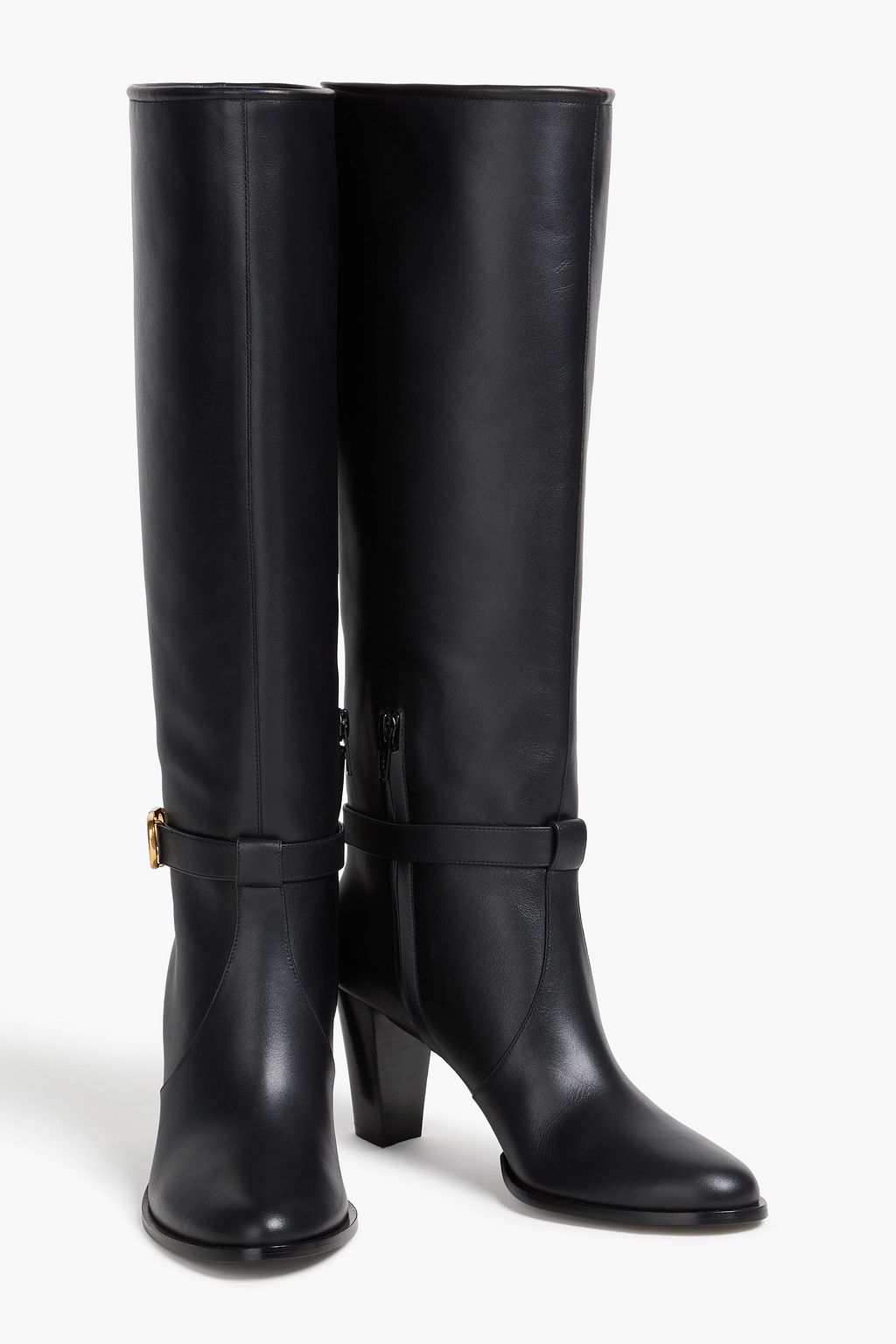 VALENTINO GARAVANI VLOGO Signature レザー ロングブーツ