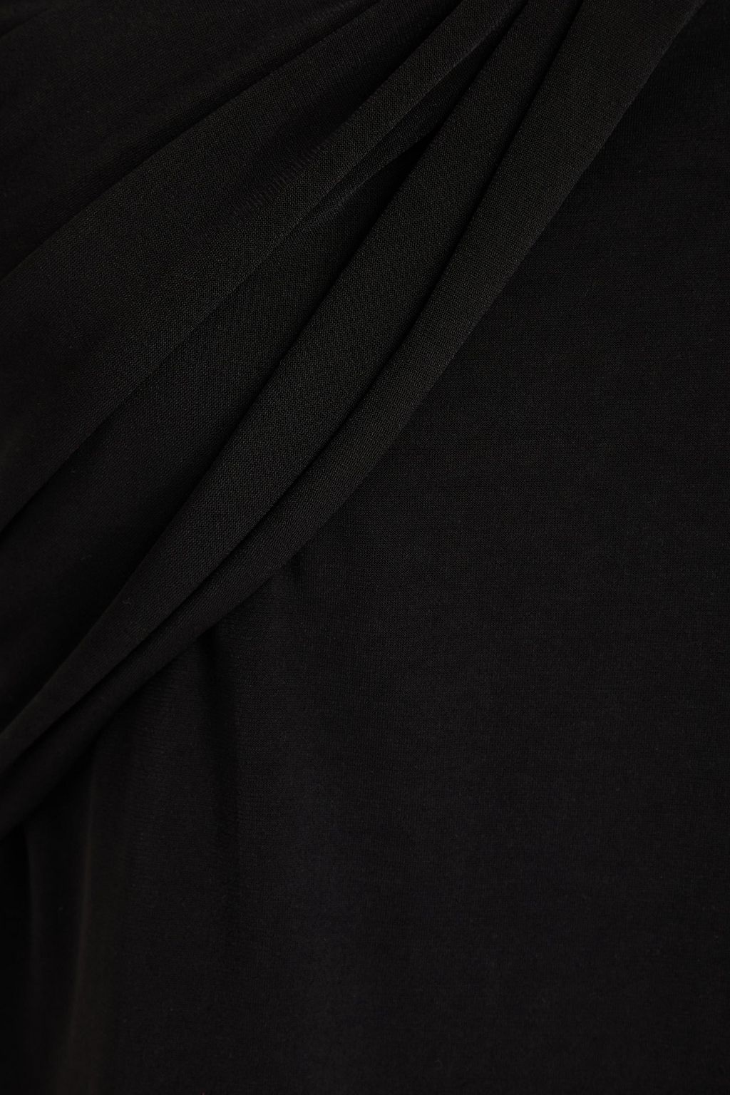 HERVÉ LÉGER Sofia one-shoulder embellished jersey top