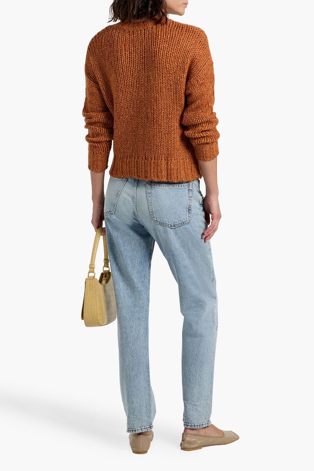 AUTUMN CASHMERE Cashmere and silk-blend sweater