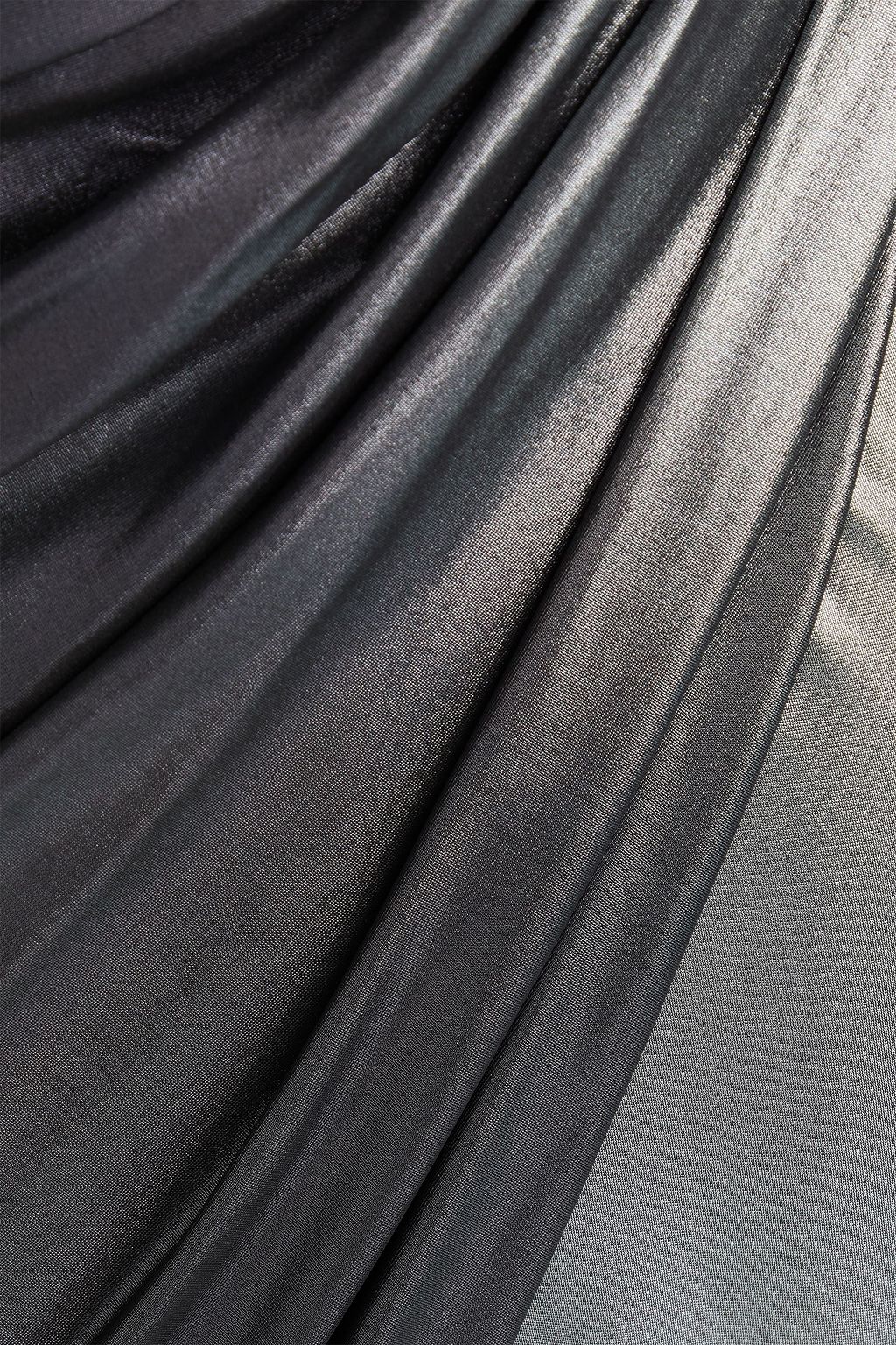 RICK OWENS LILIES تنورة متوسطة الطول بقصّة مستقيمة من الجيرسي المطاطي بتصميم الرداء