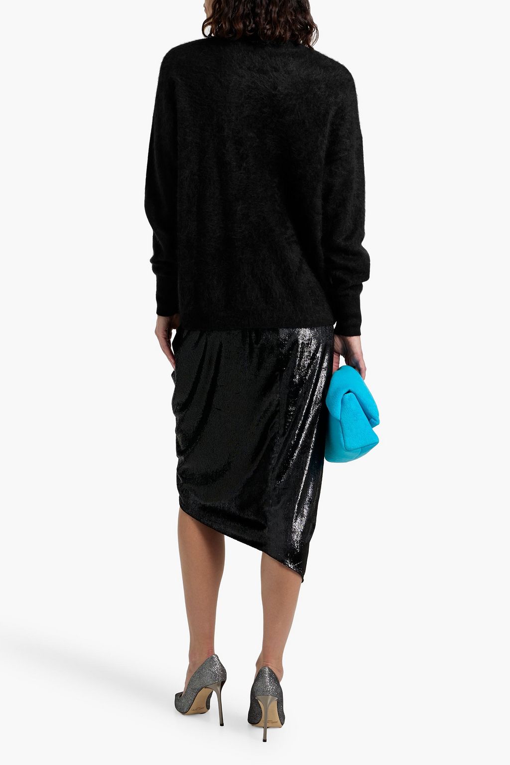 AUTUMN CASHMERE Sequin-embellished cashmere sweater