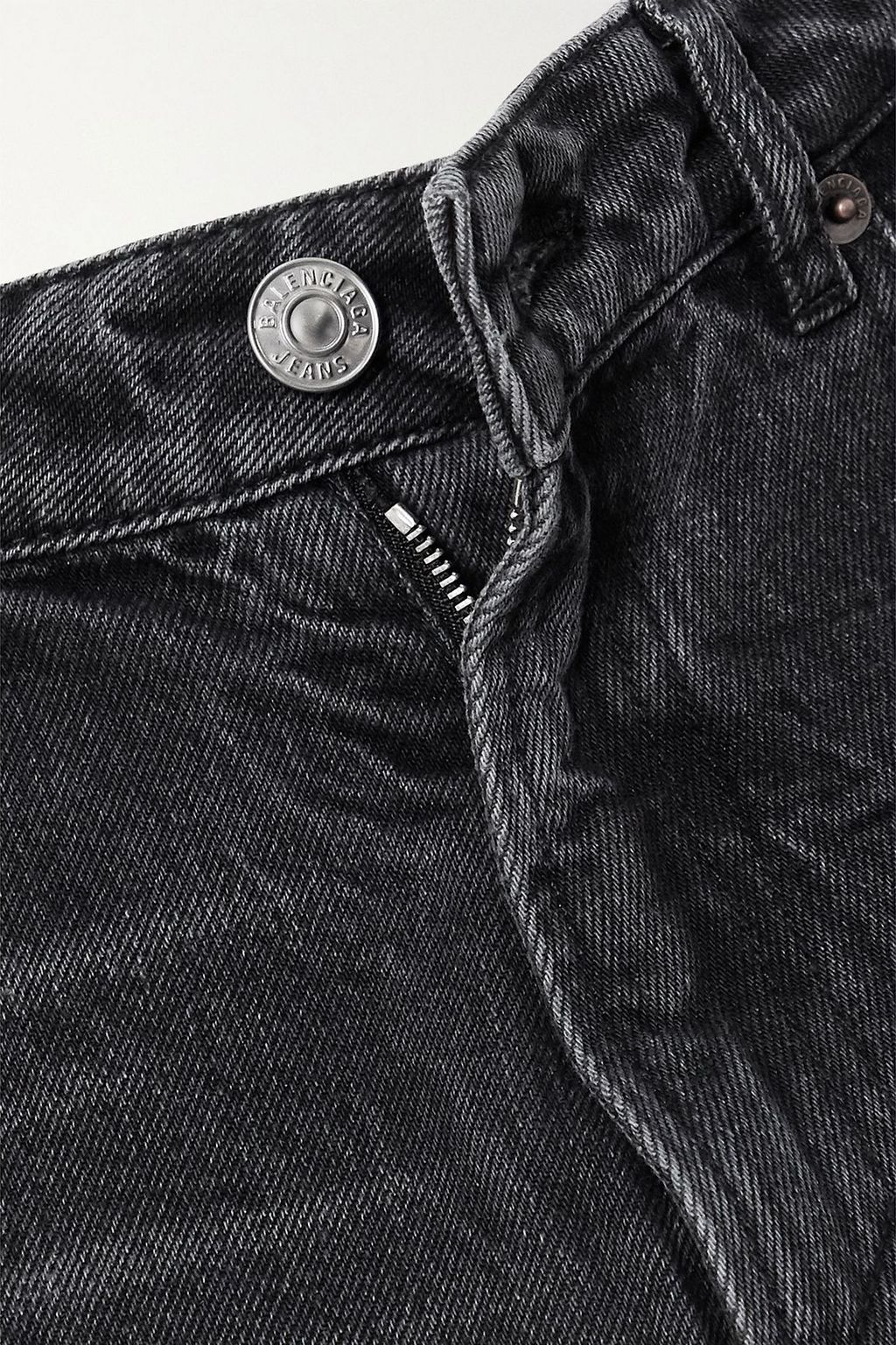 BALENCIAGA High-rise straight-leg jeans