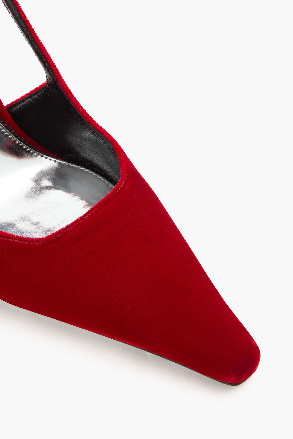 TOM FORD Crystal-embellished velvet pumps