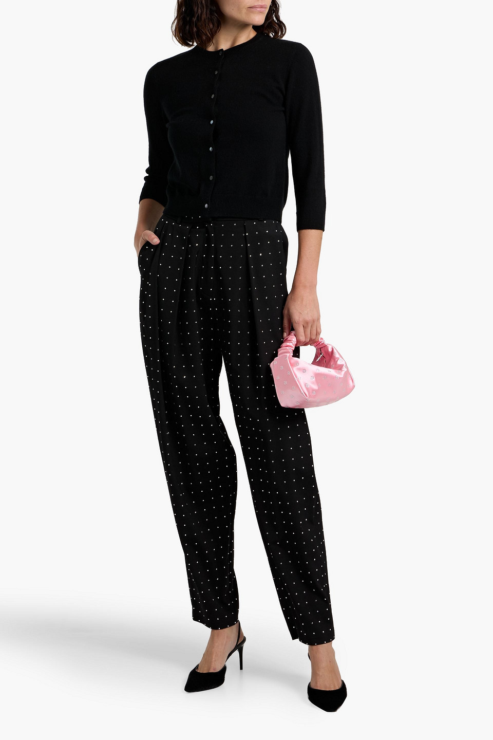 Autumn Cashmere Cashmere Cardigan In Black