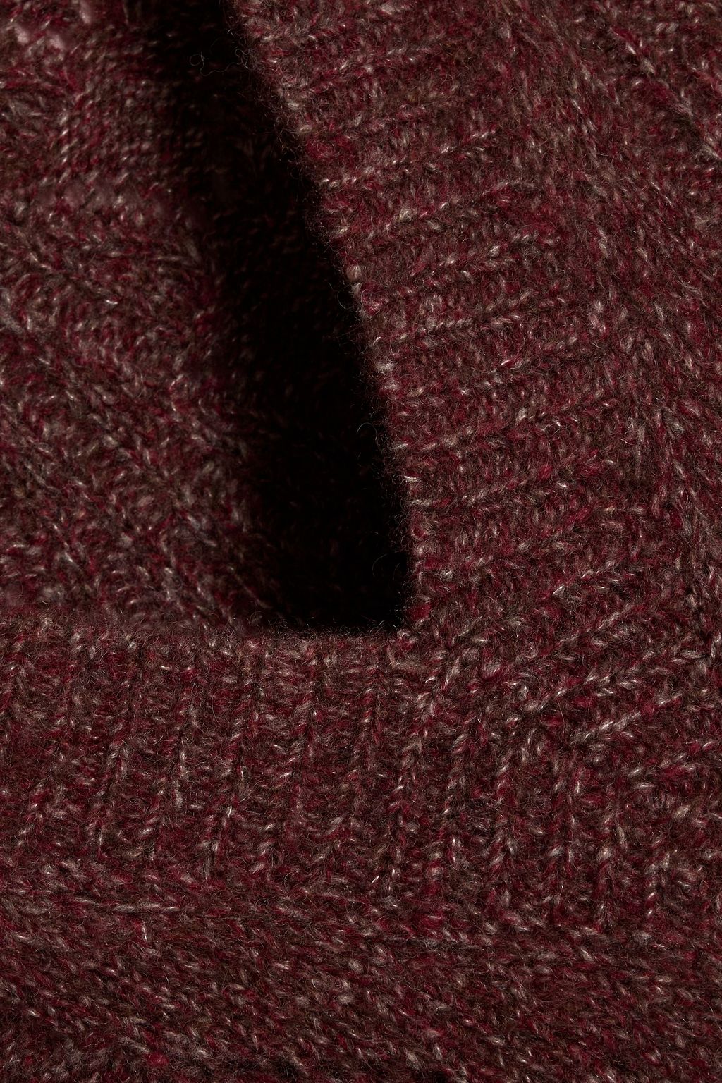 AUTUMN CASHMERE Cable-knit cashmere and silk-blend sweater