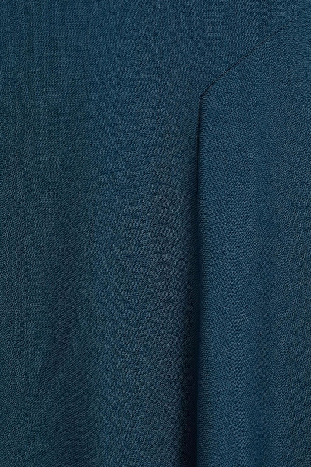 VIVIENNE WESTWOOD Pleated wool-twill maxi skirt