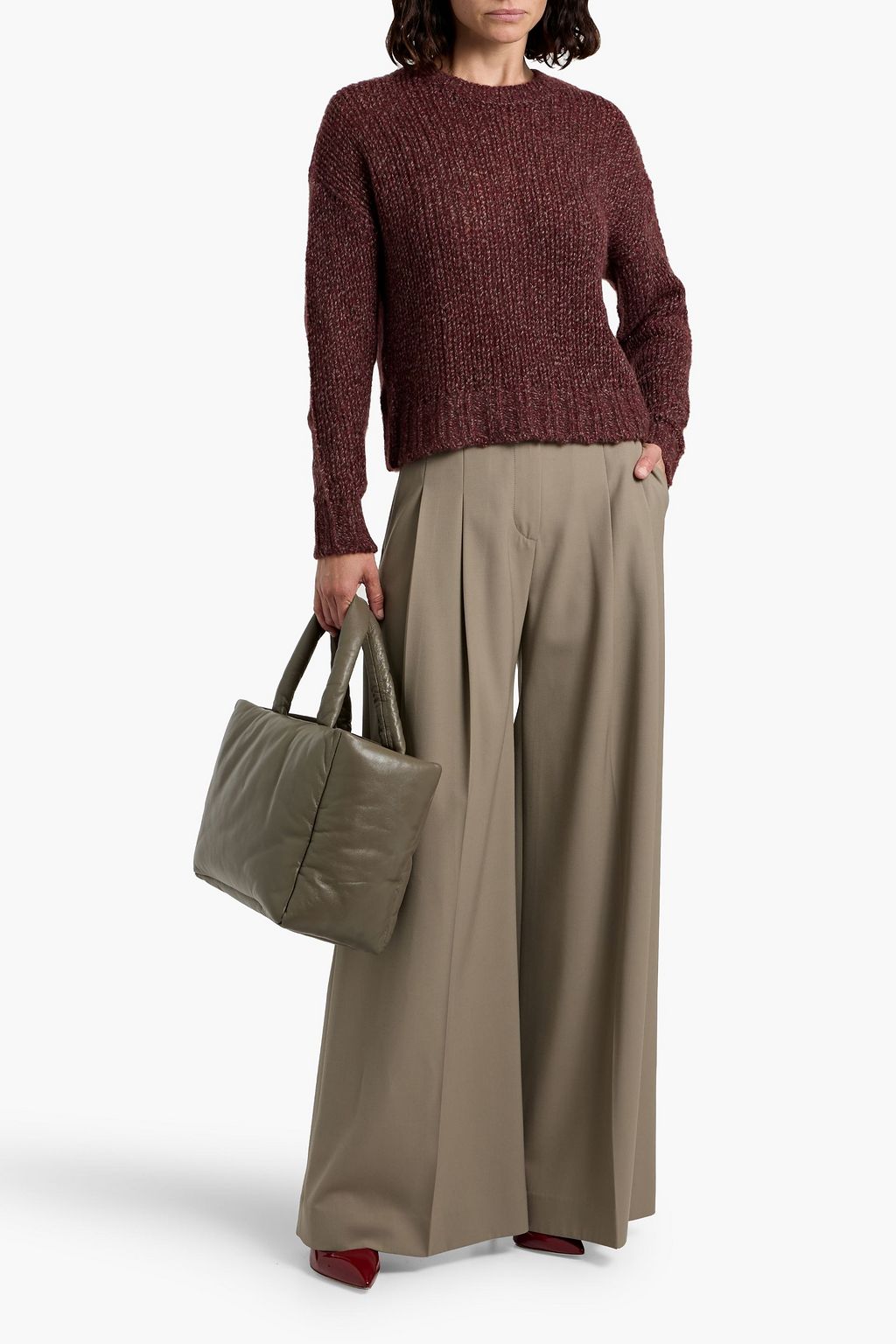 AUTUMN CASHMERE Cashmere and silk-blend sweater