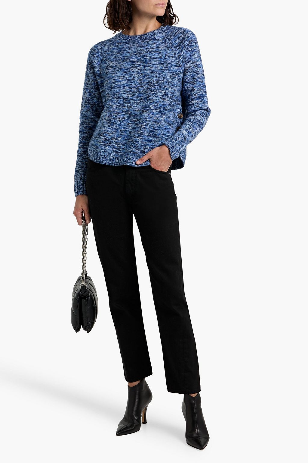 AUTUMN CASHMERE Marled cashmere sweater