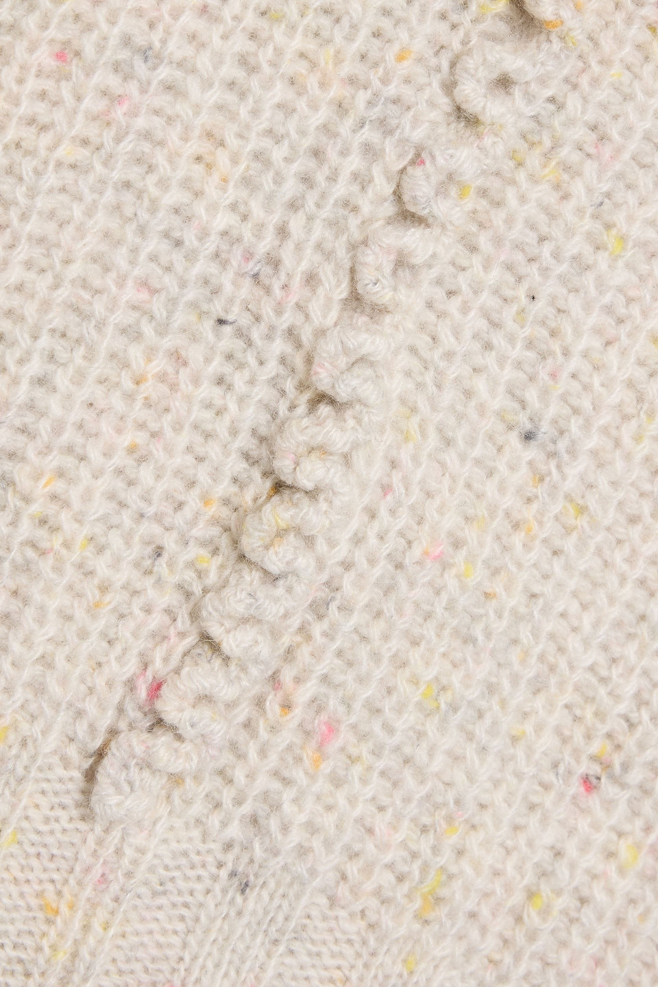 Autumn Cashmere Donegal Cashmere Turtleneck Sweater In Neutral