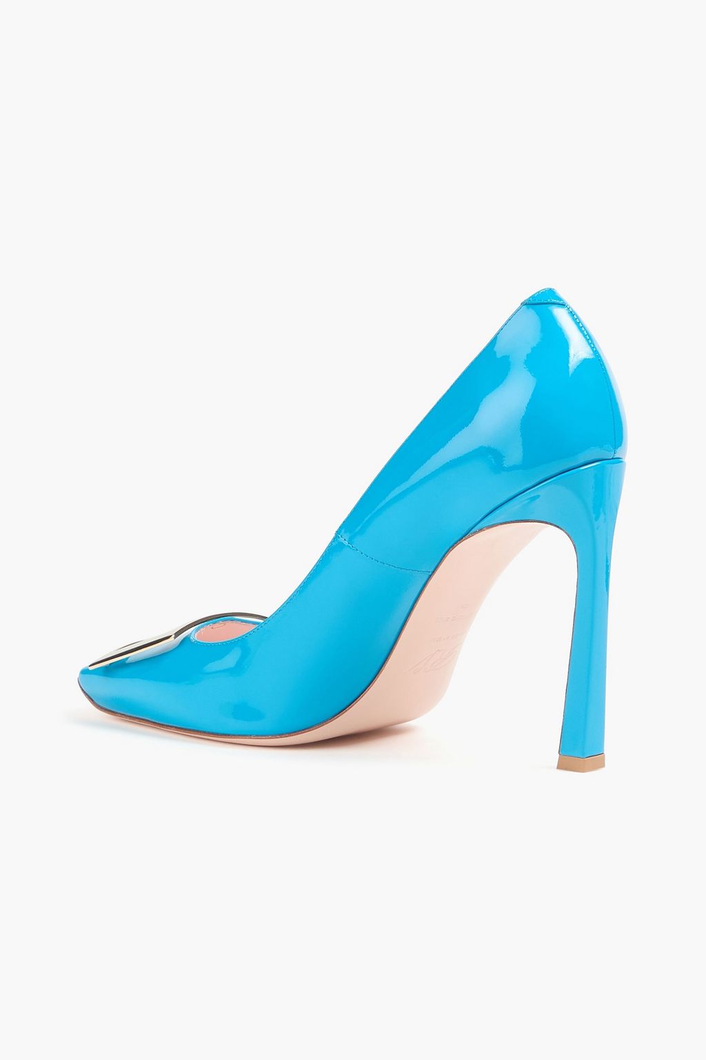 ROGER VIVIER Belle Vivier embellished patent-leather pumps