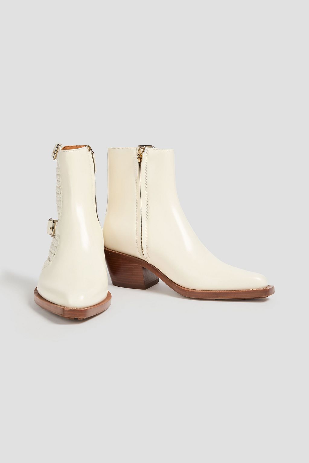 CHLOÉ Nellie leather cowboy boots