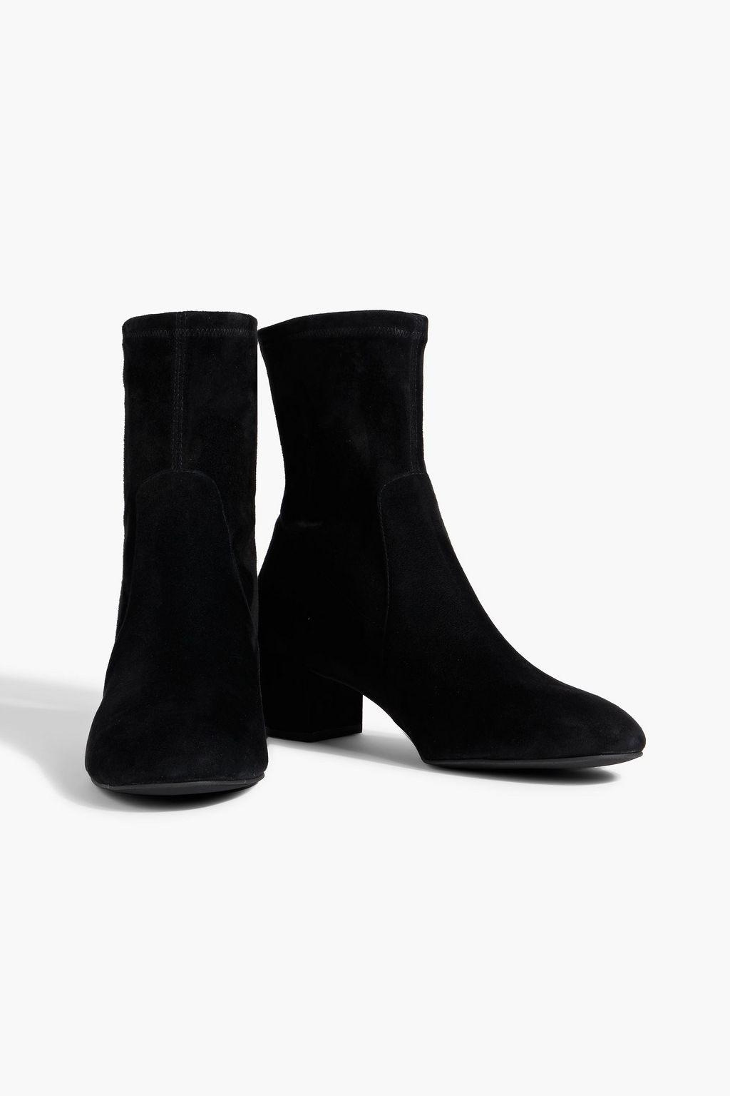 STUART WEITZMAN Sofia 50 stretch-suede sock boots