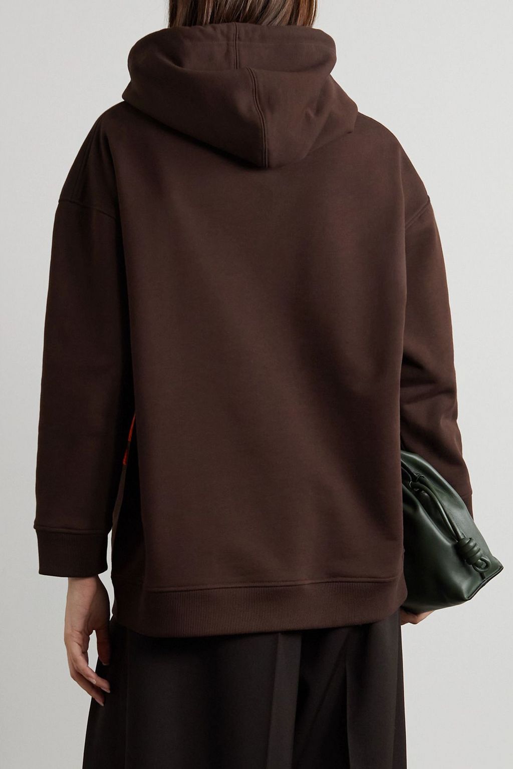 VALENTINO GARAVANI Embroidered cotton-jersey hoodie