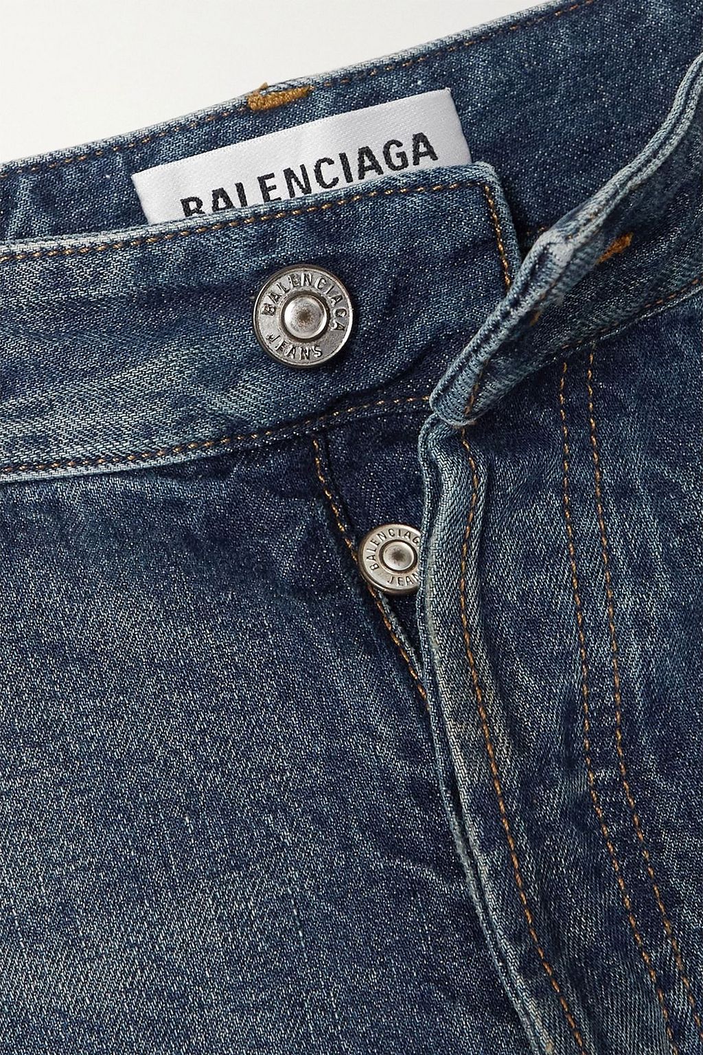 BALENCIAGA Cropped high-rise jeans
