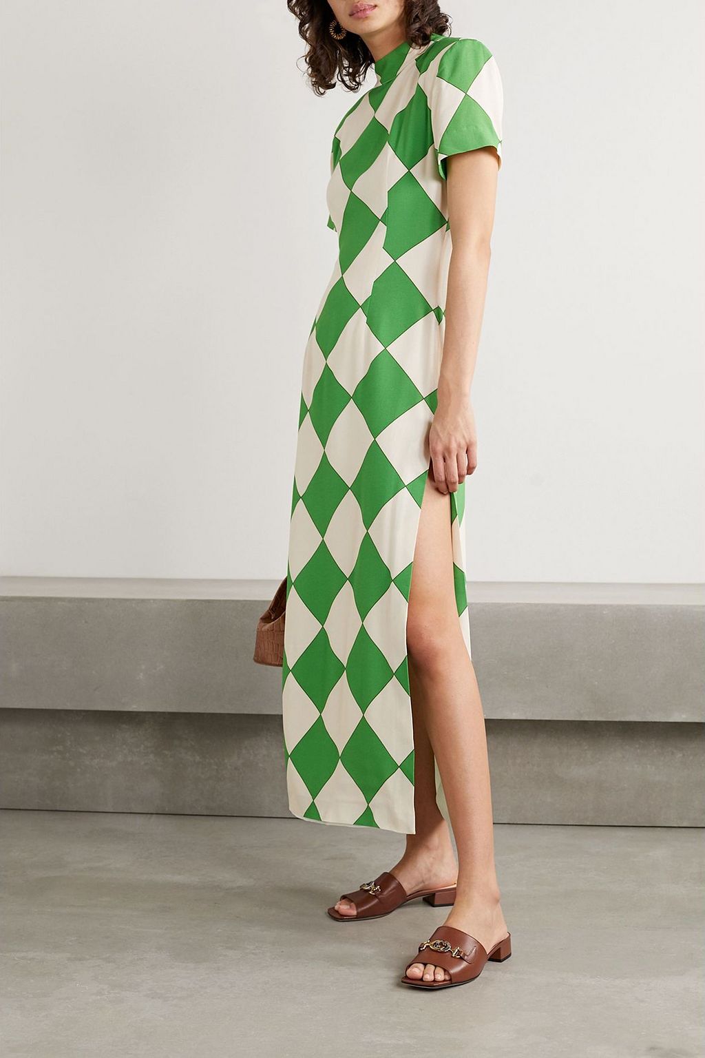 GUCCI Zumi embellished leather mules