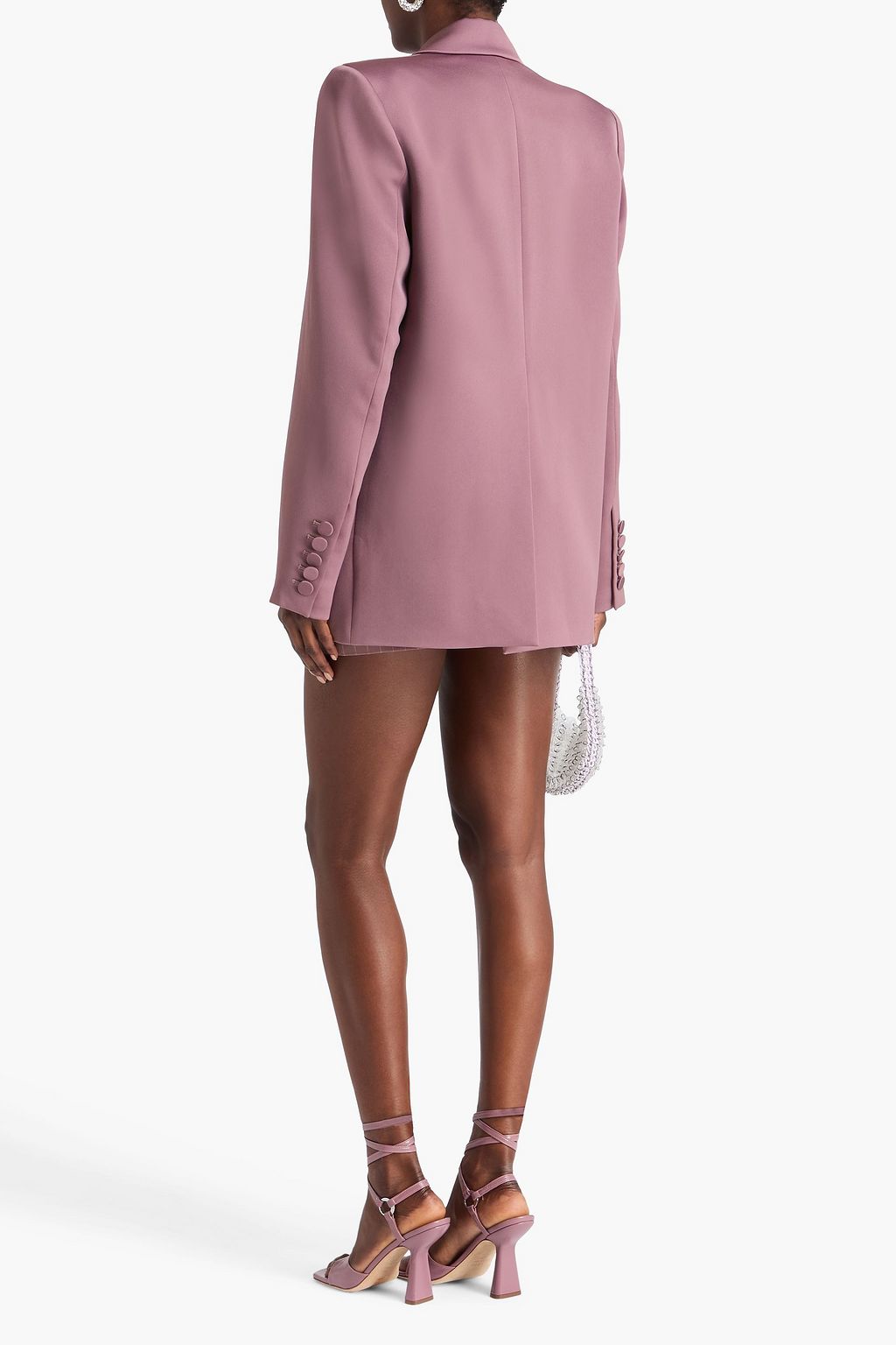 ALEX PERRY Crepe-satin blazer