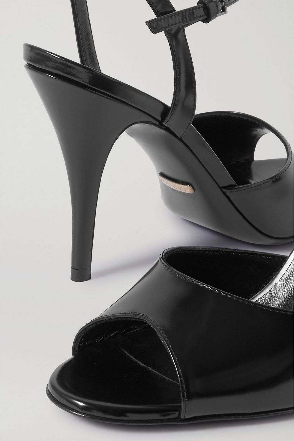 GUCCI Scarlet patent-leather sandals