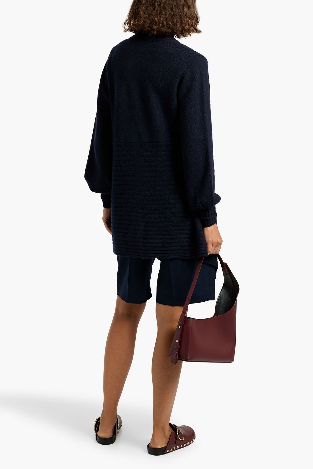 AUTUMN CASHMERE Ribbed-knit cardigan