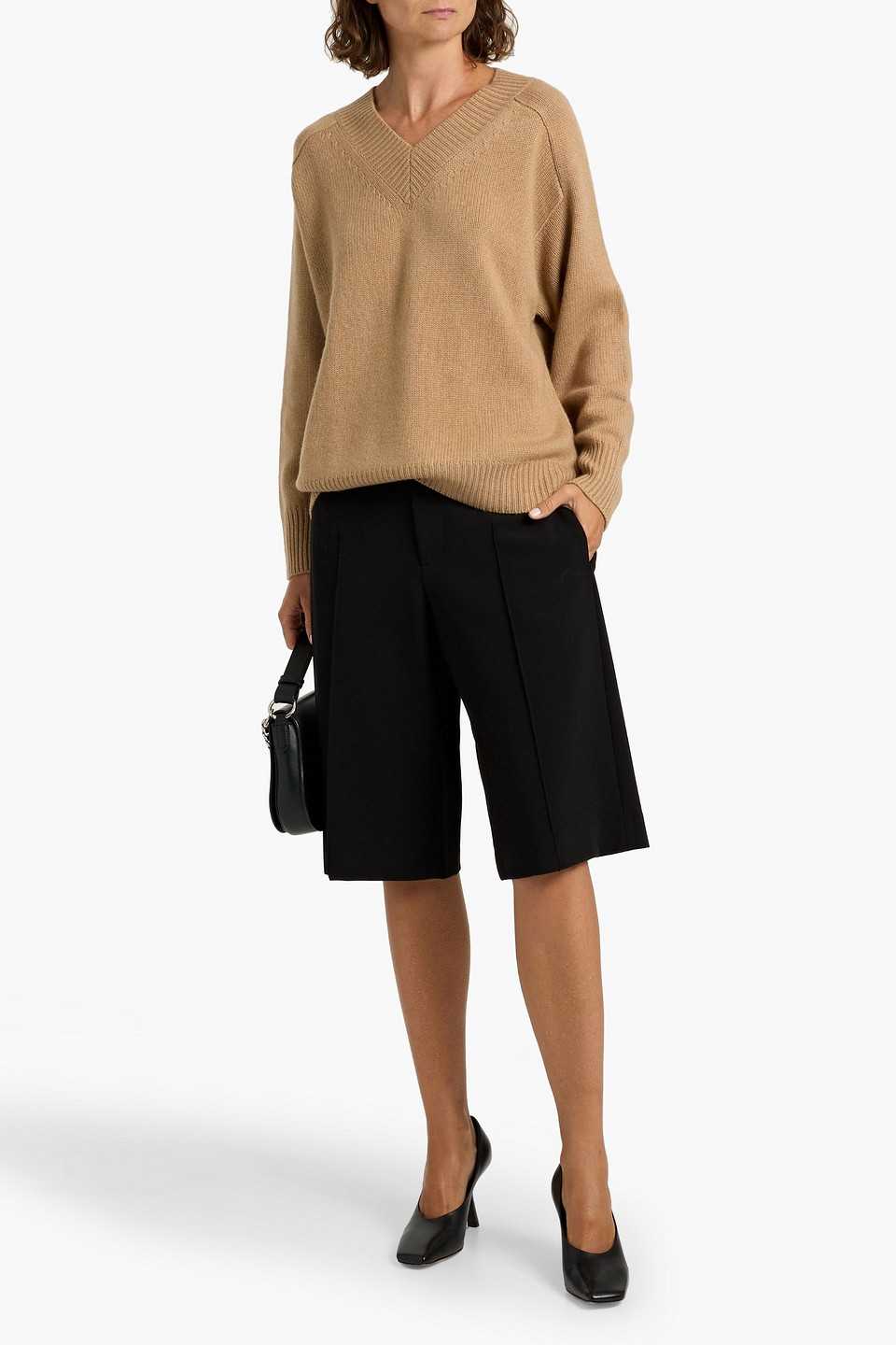Autumn Cashmere Knitted Sweater In Brown