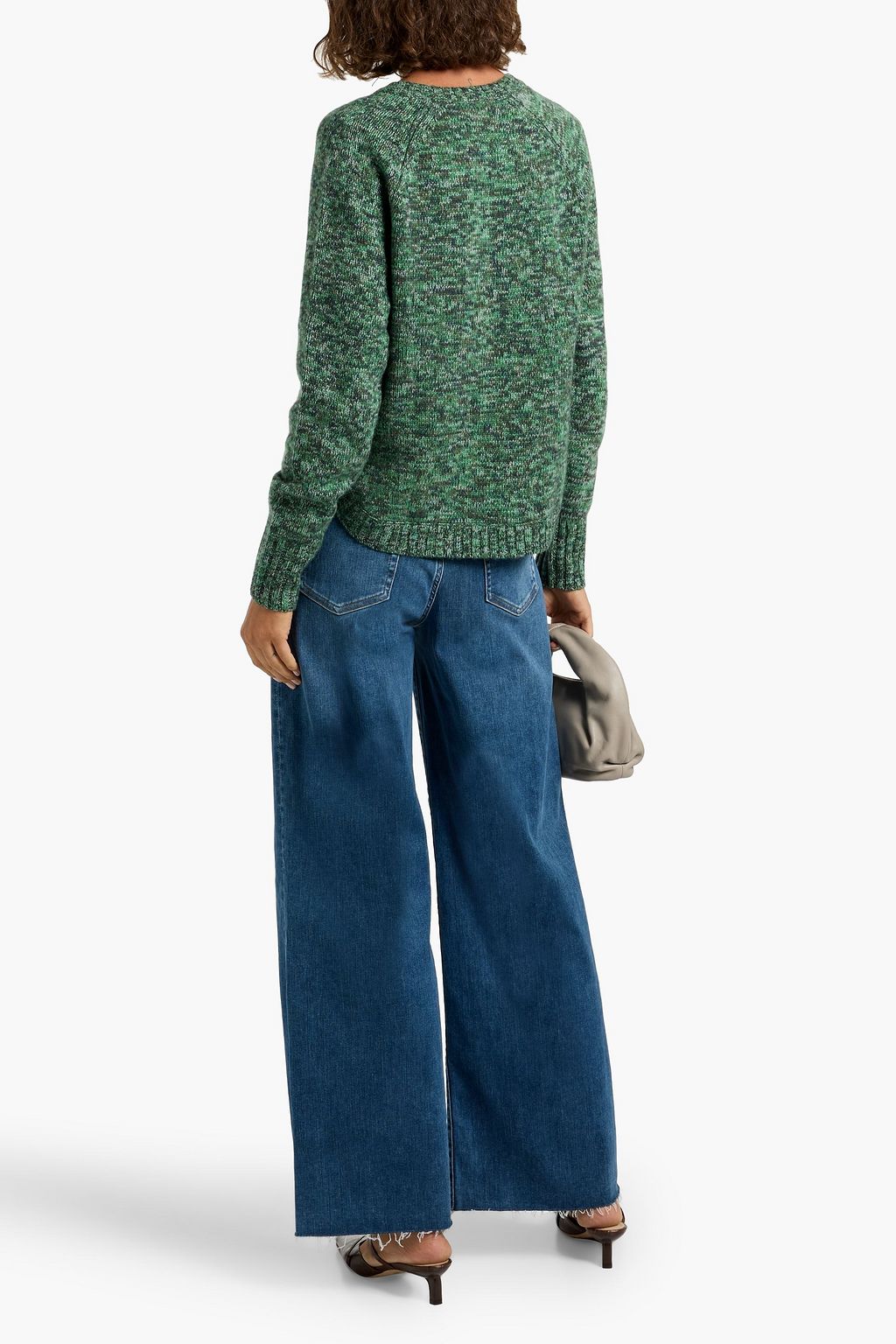 AUTUMN CASHMERE Marled cashmere sweater