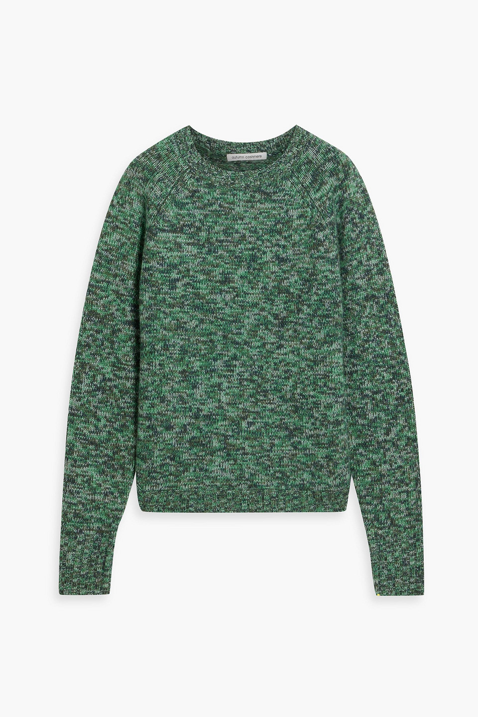 Autumn Cashmere Marled Cashmere Sweater In Green