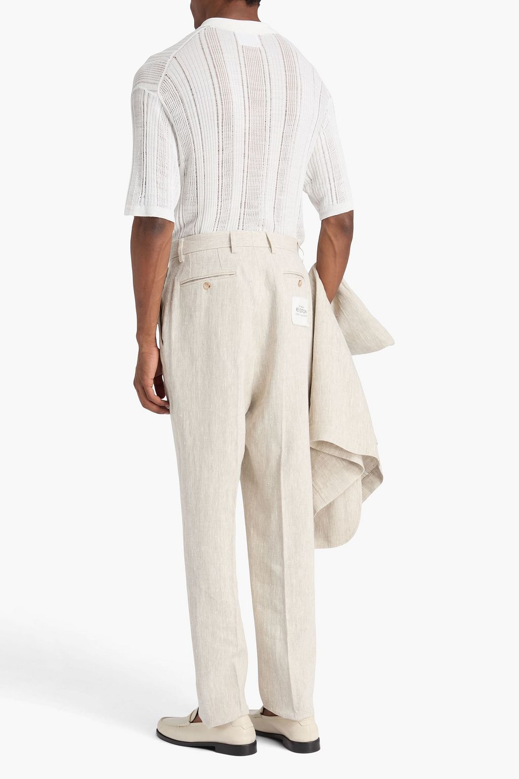 DOLCE&GABBANA Linen canvas pants