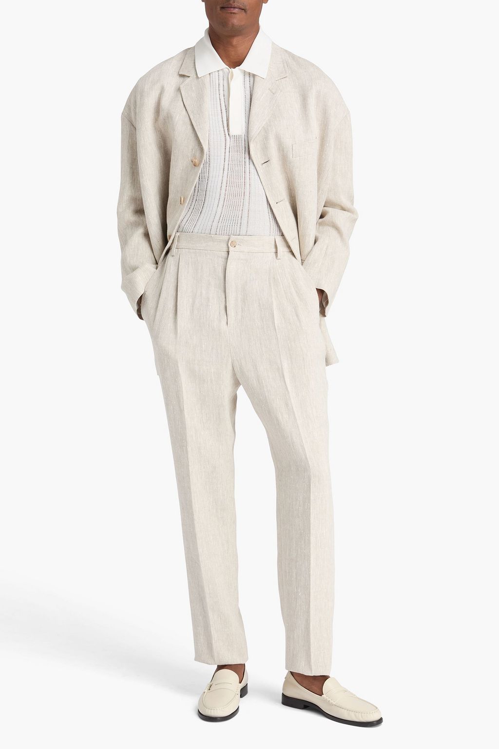 DOLCE&GABBANA Linen canvas pants