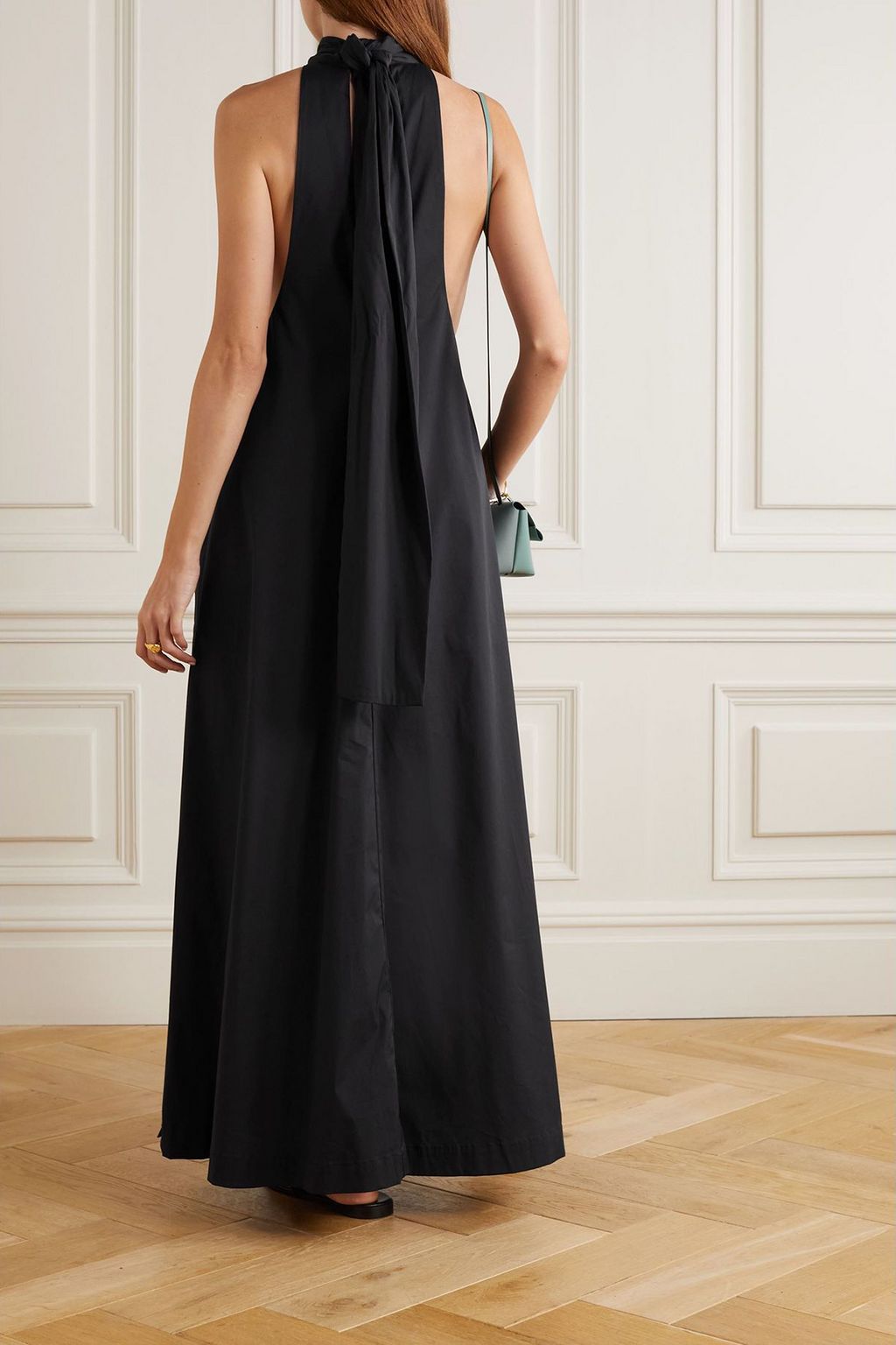 BONDI BORN Saint Thomas cotton-blend poplin maxi dress