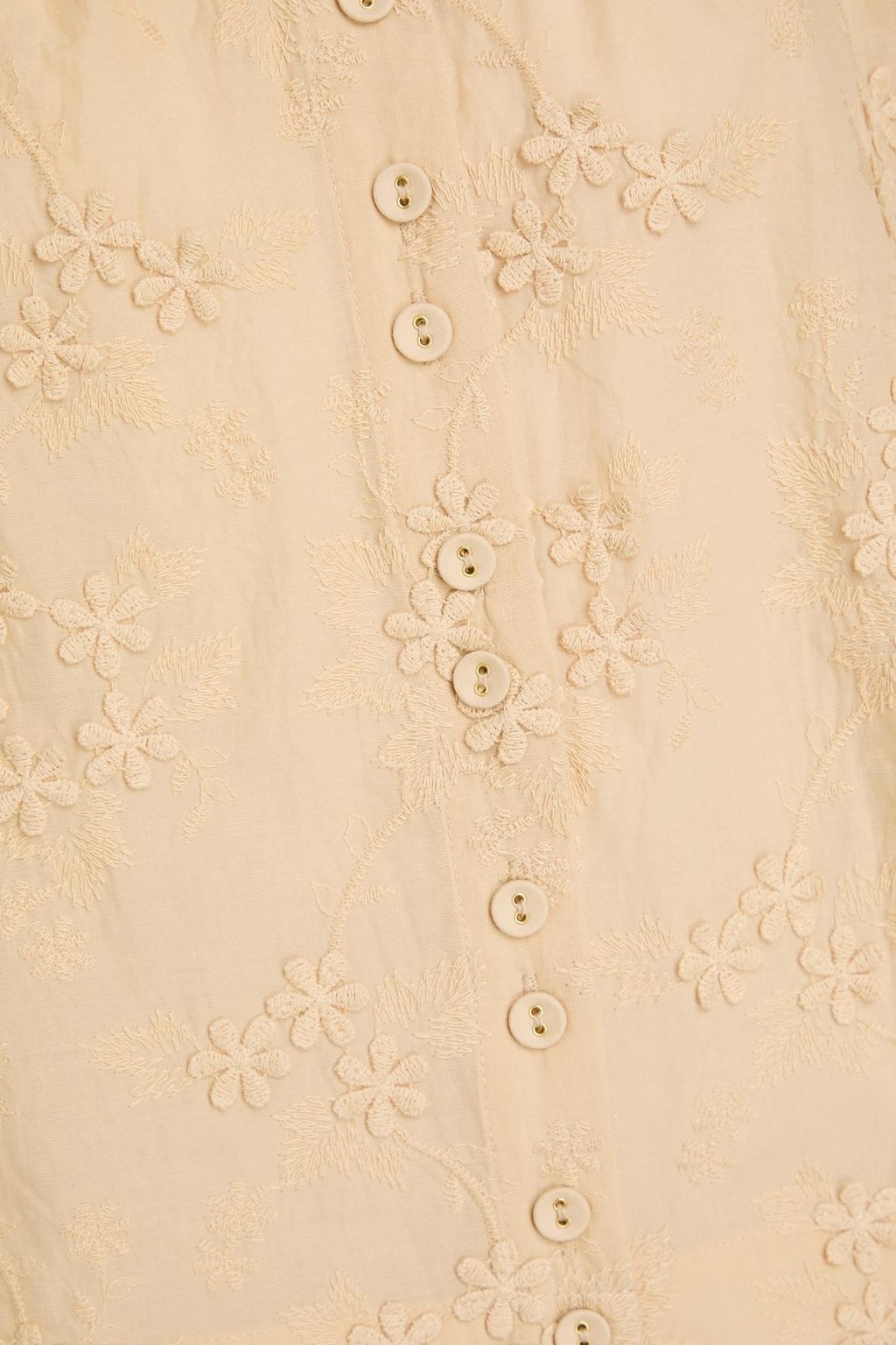 FARM RIO Embroidered cotton blouse