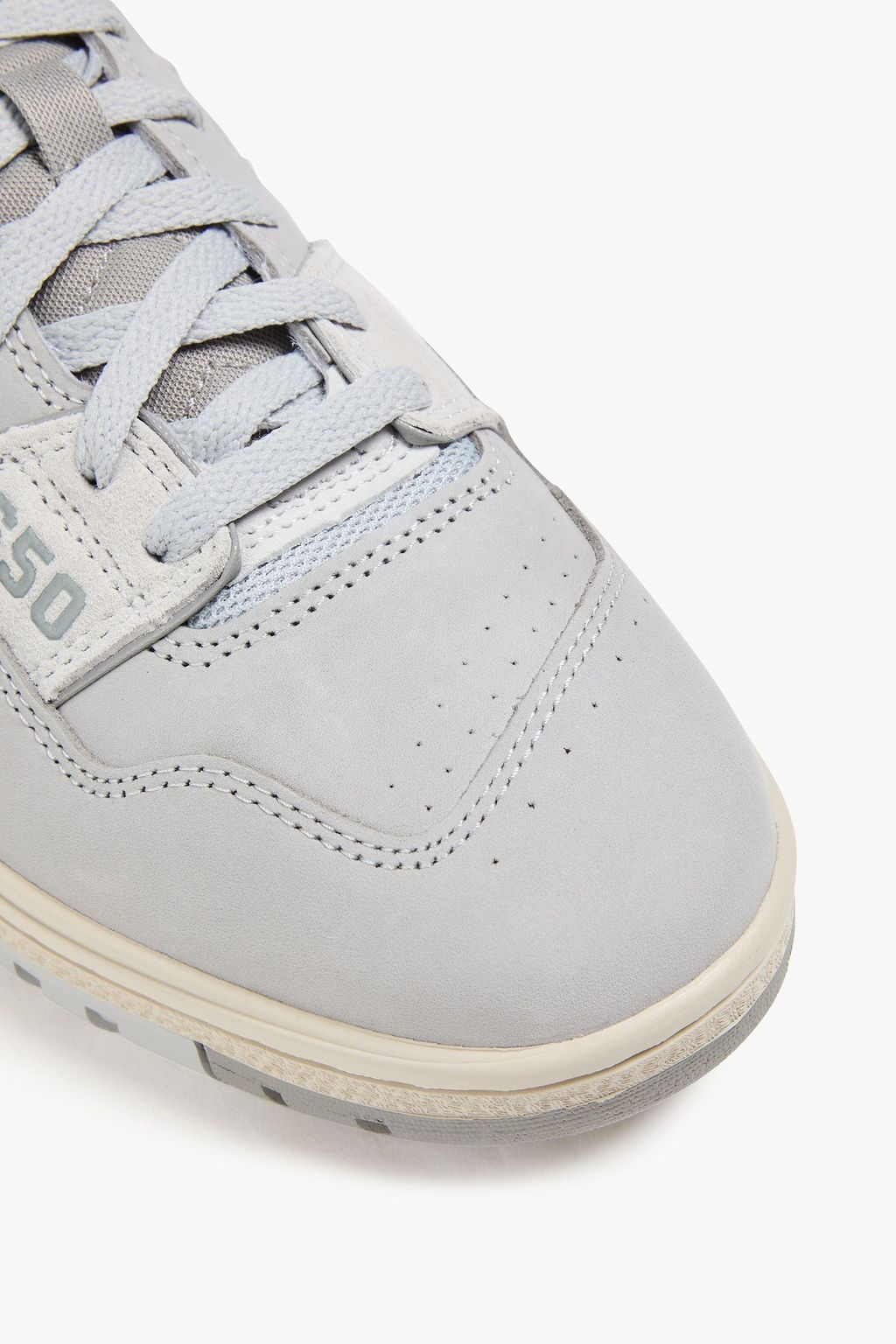 NEW BALANCE حذاء سنيكرز 650 بطول فوق الكاحل من جلد السويد وقماش عازل
