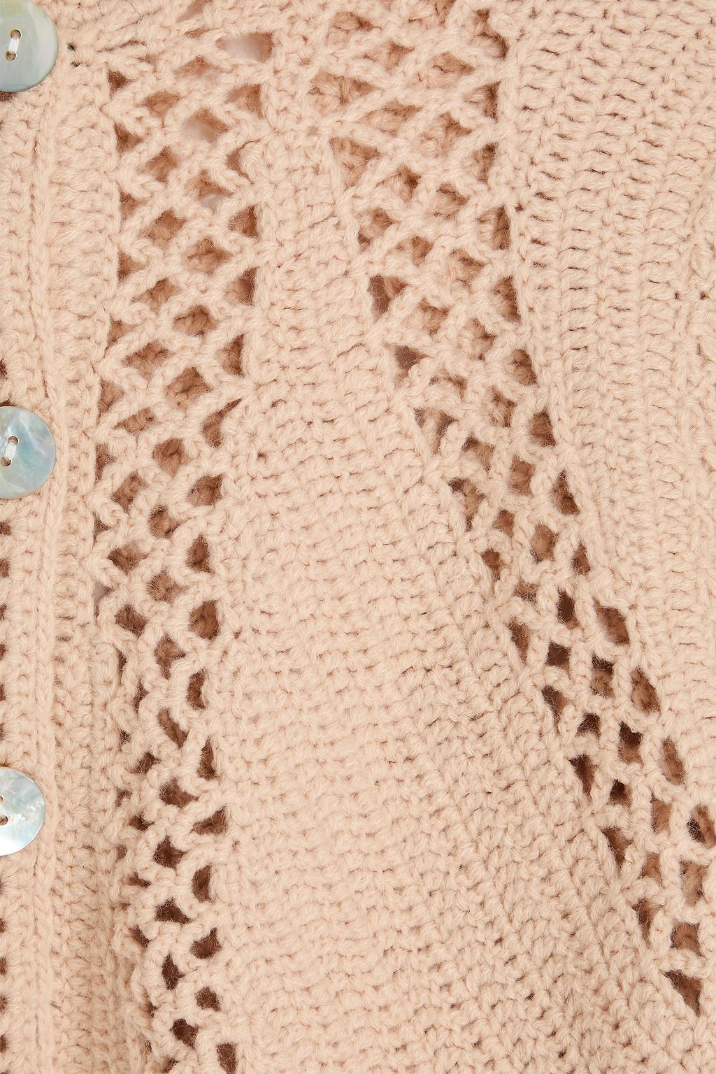 FARM RIO Crochet-knit cardigan