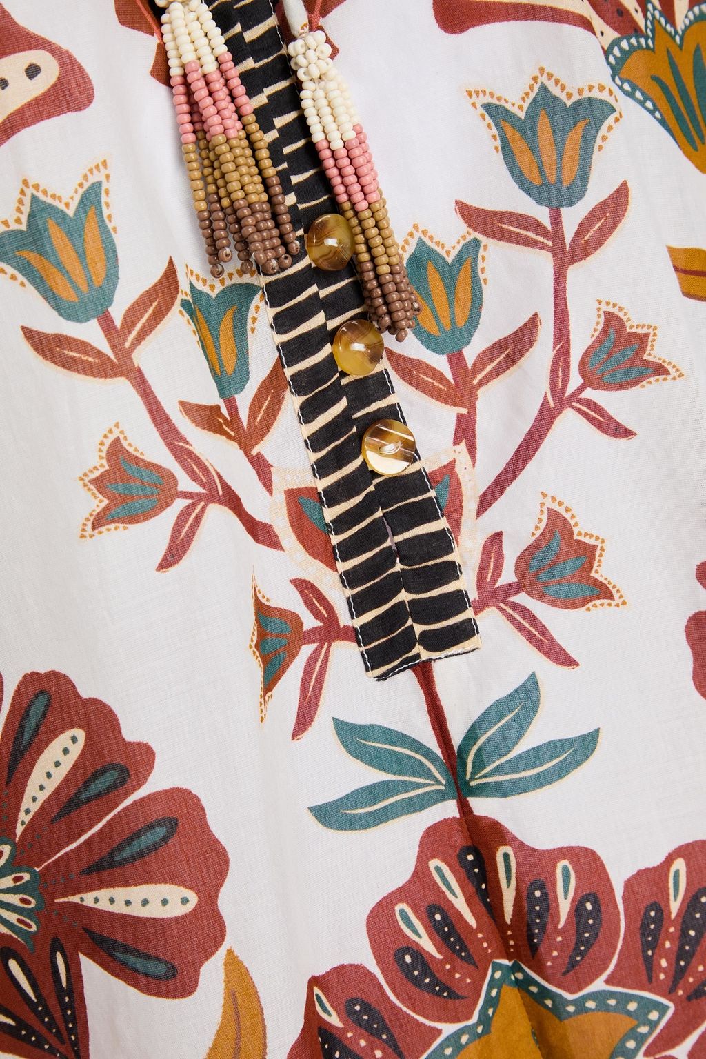 FARM RIO Printed cotton top
