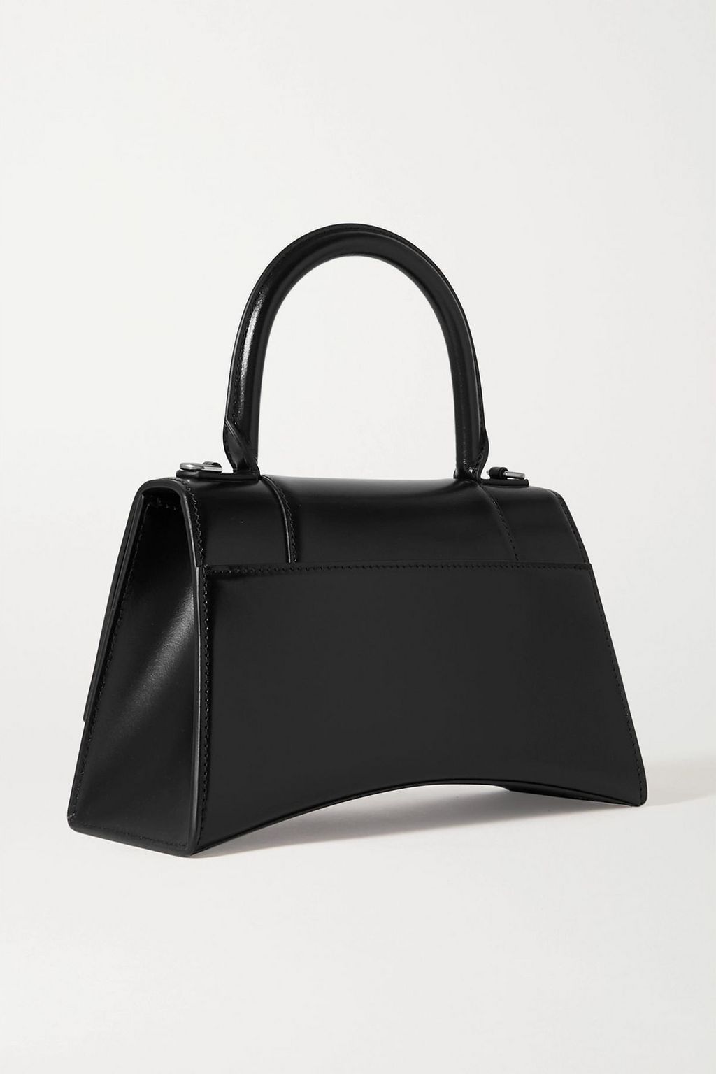 BALENCIAGA Hourglass small printed leather tote