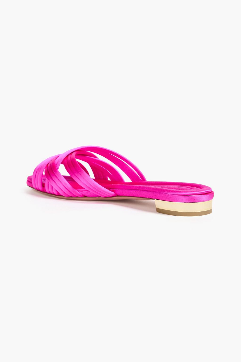 AQUAZZURA Oahu Sandalen aus Satin