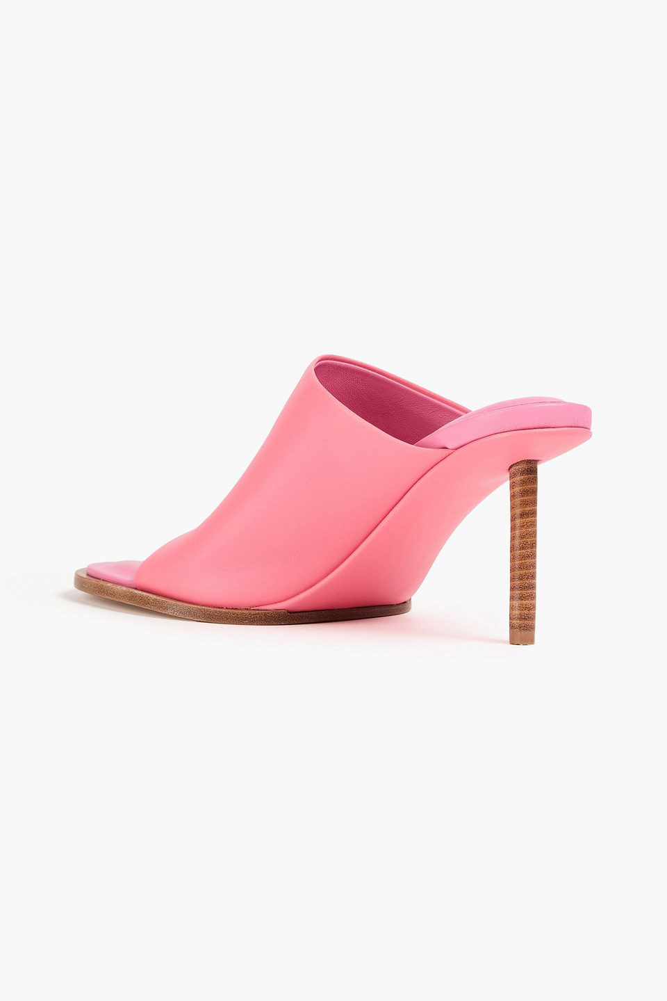  Jacquemus - Rond Carré Mules Aus Leder - Pink - Eu 35 