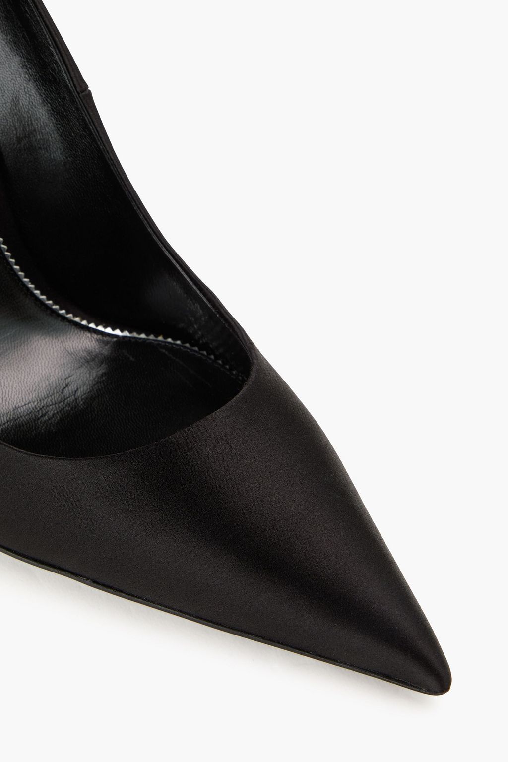 TOM FORD サテン パンプス クリスタル付き