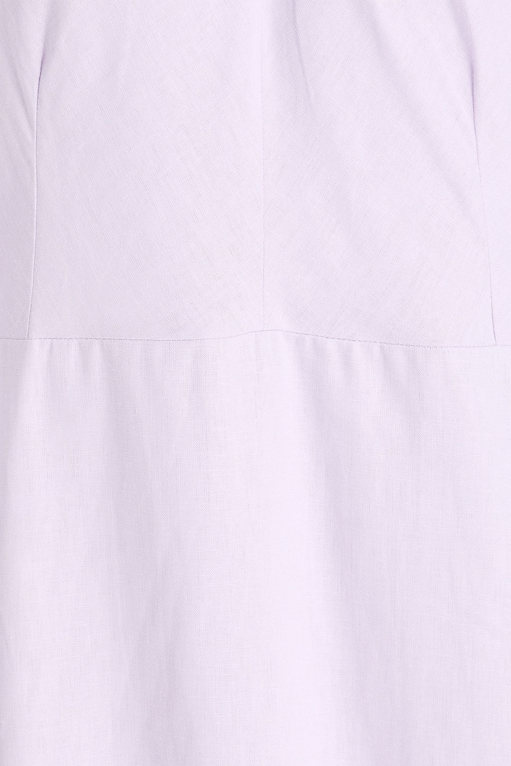 FARM RIO Knotted linen-blend mini dress