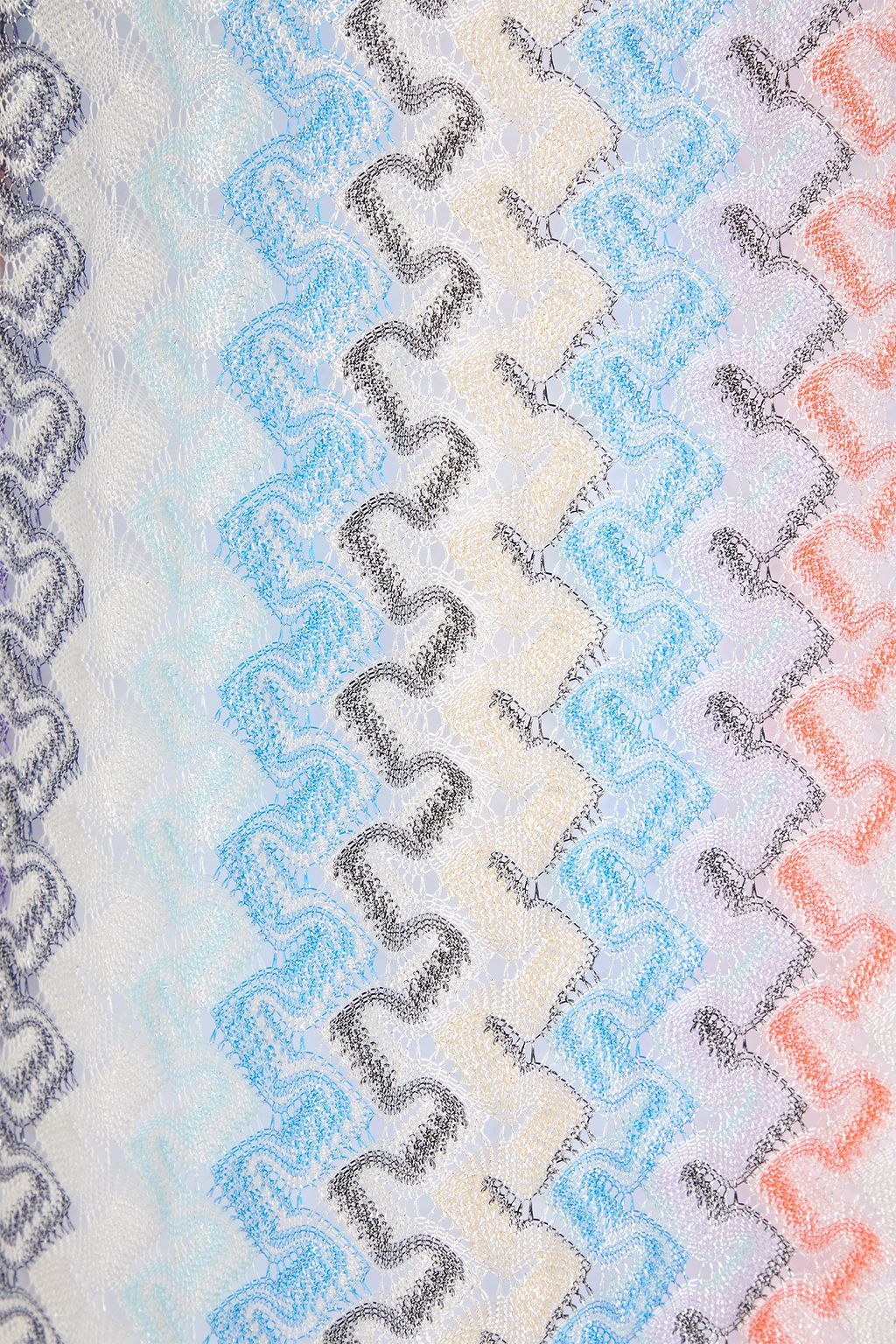 MISSONI بلوزة بحبكة كروشيه بلون ميتاليك