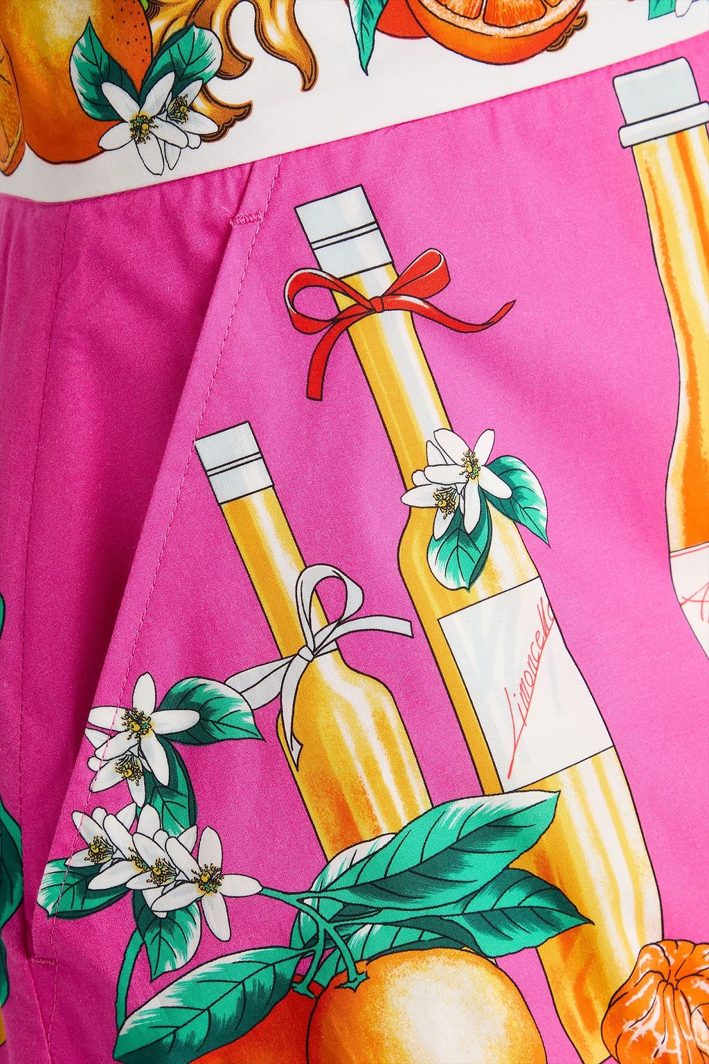 DOLCE&GABBANA شورت من القطن ومزين بطبعات