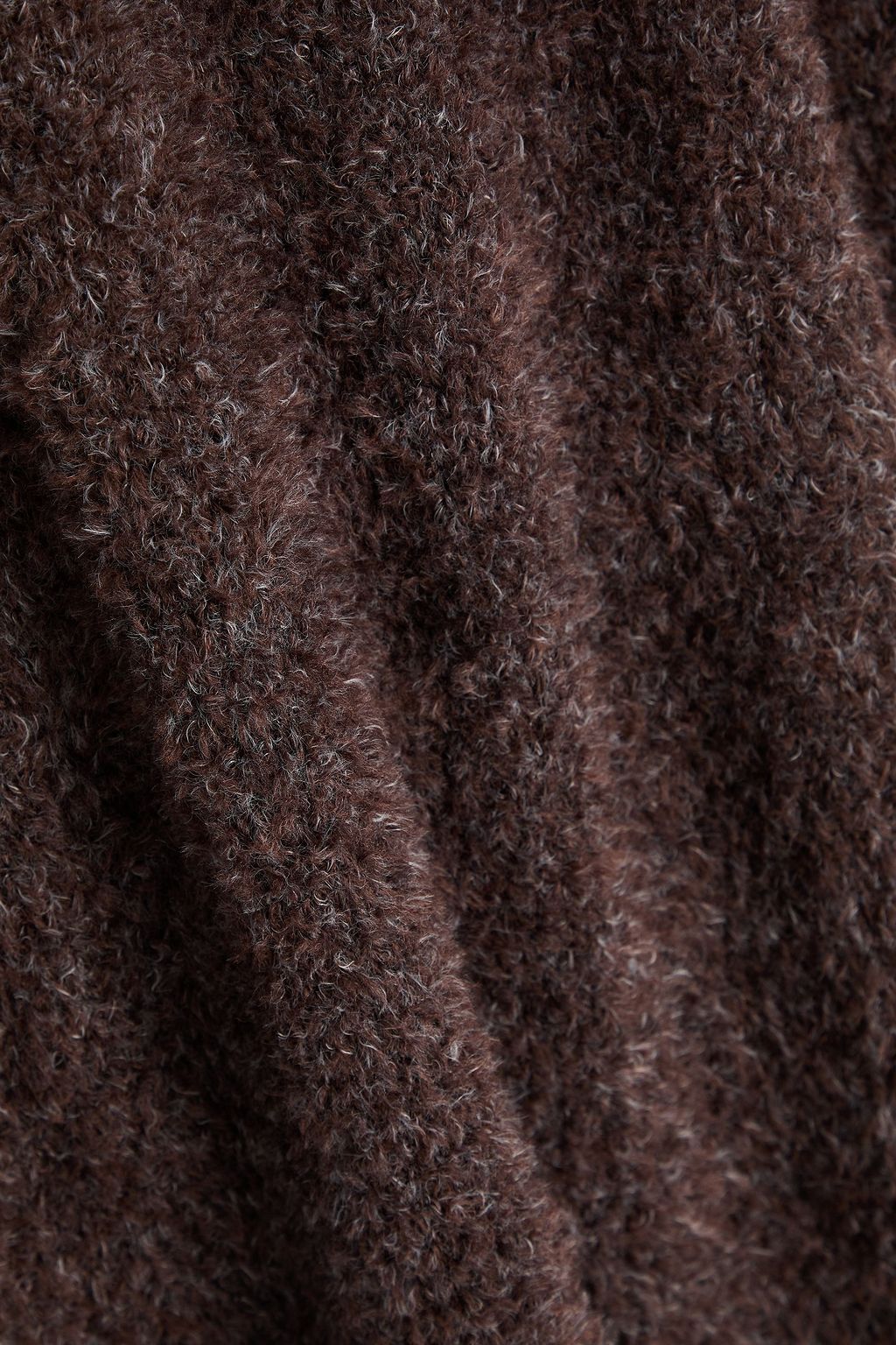 DOLCE&GABBANA Oversized brushed wool-blend turtleneck sweater