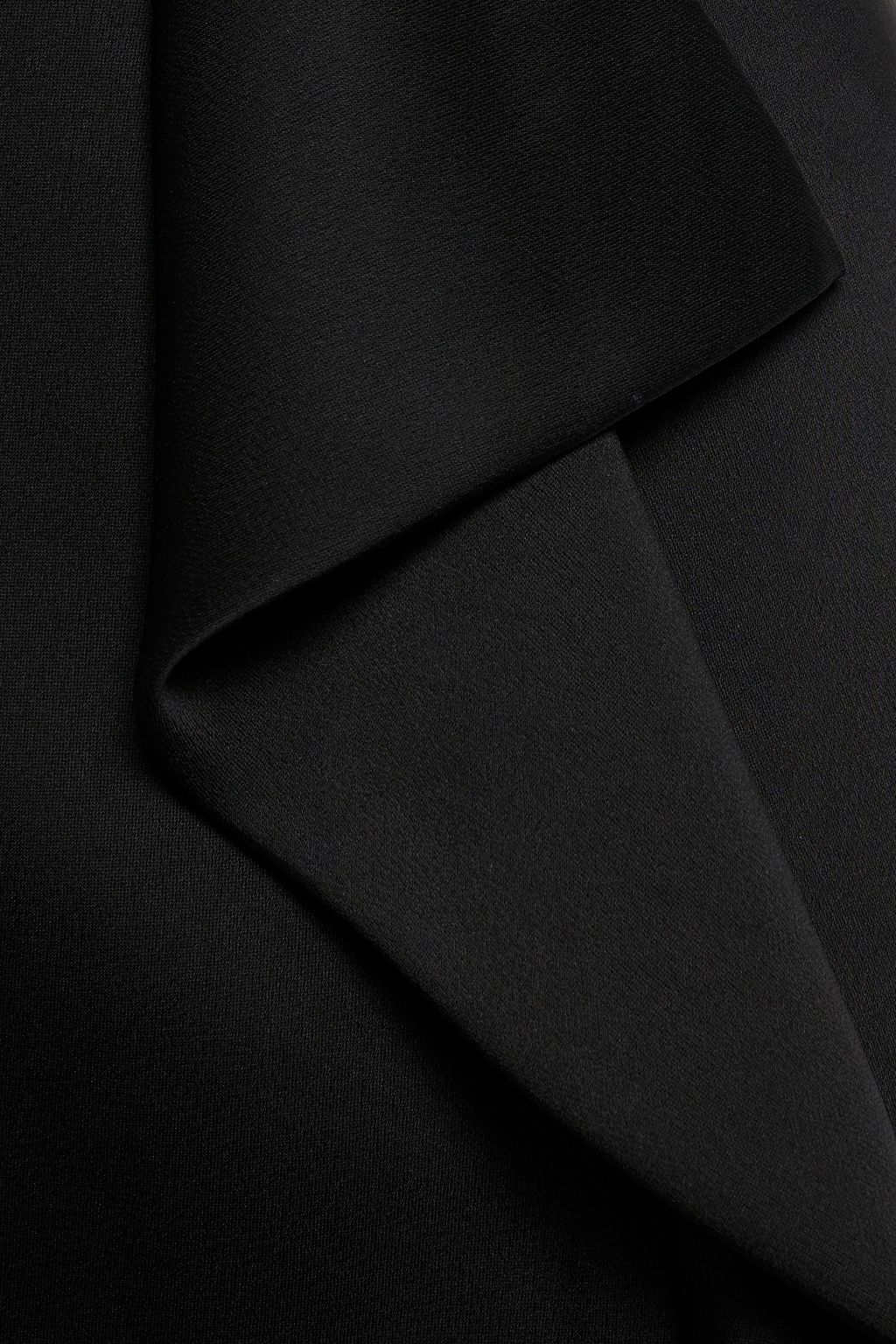 SIMKHAI Blane draped satin-crepe midi skirt