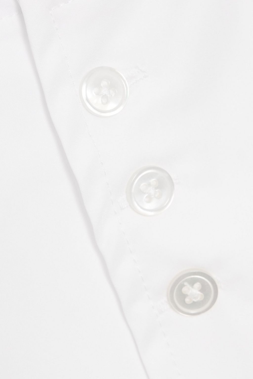 SIMKHAI Alex cutout cotton-blend poplin maxi shirt dress