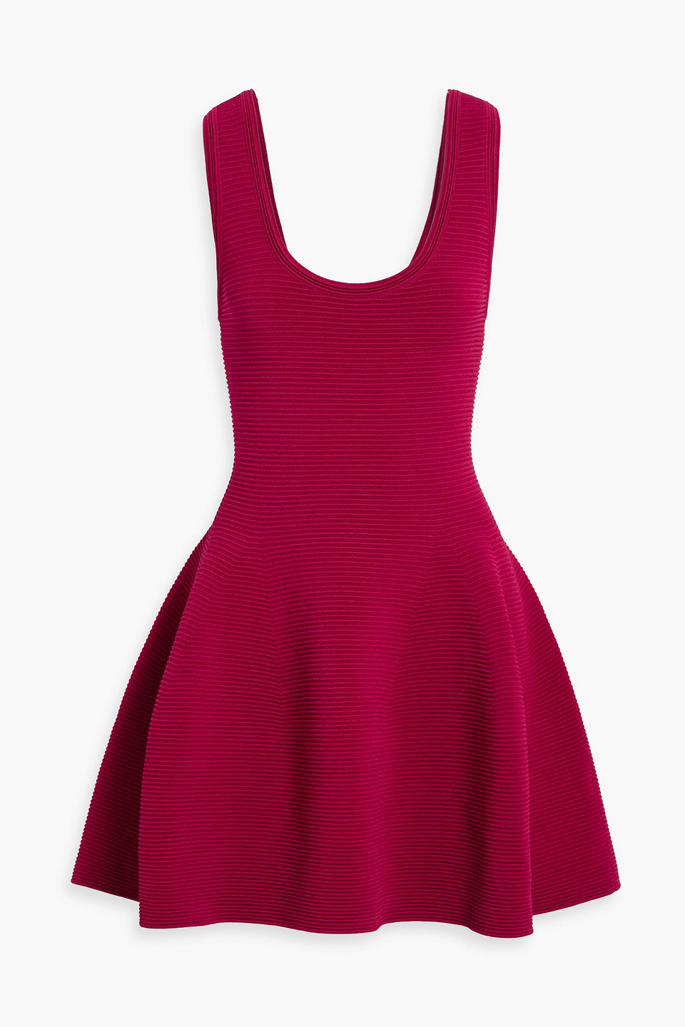 Simkhai Larina Ribbed-knit Mini Dress In Pink