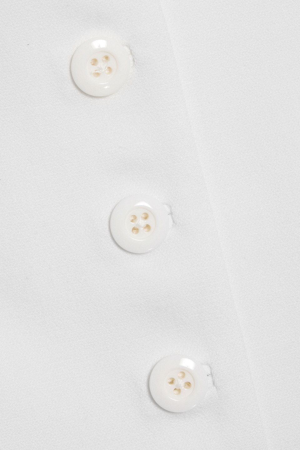 Alice And Olivia Mazie Crepe Vest In White