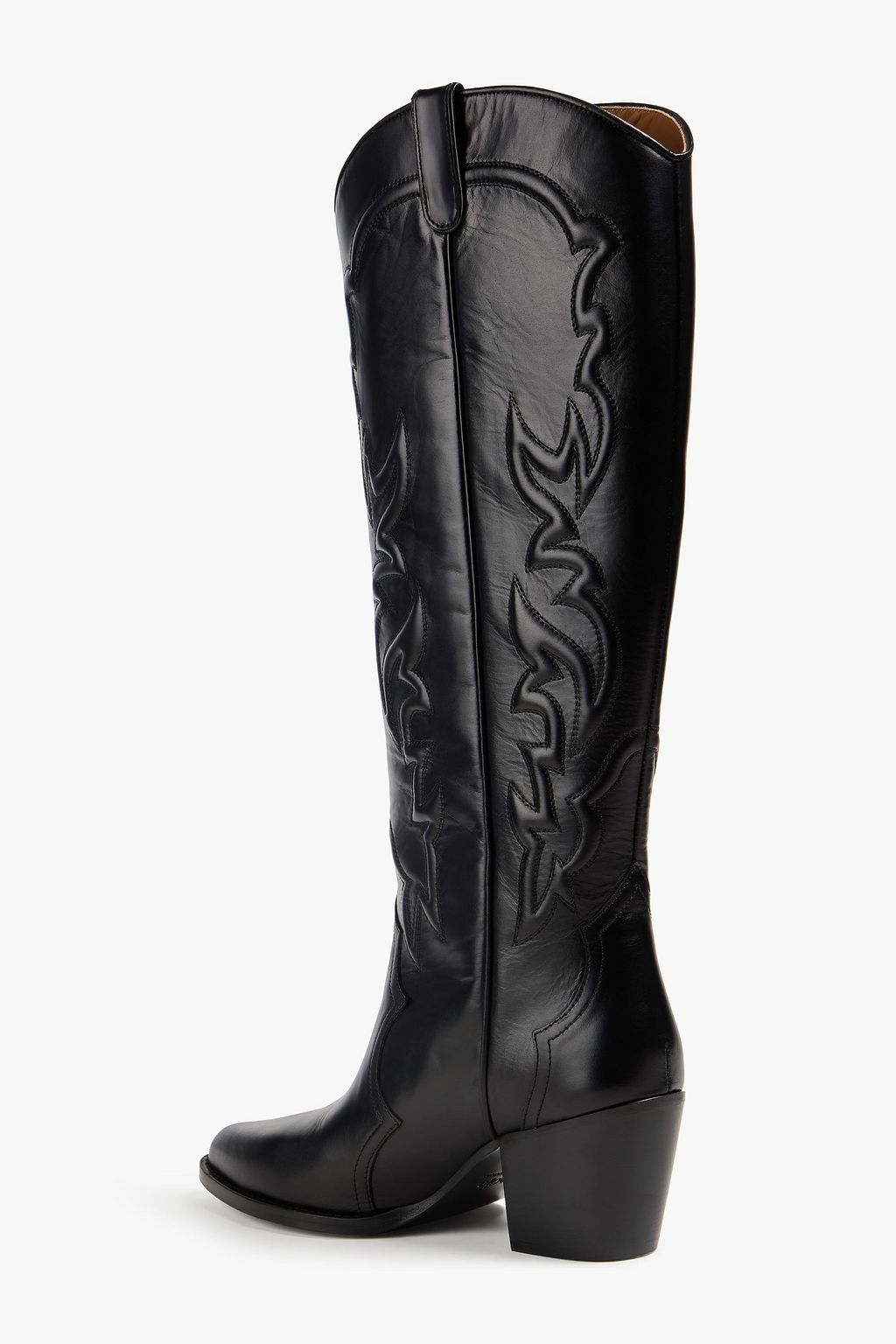 MAJE Leather cowboy boots