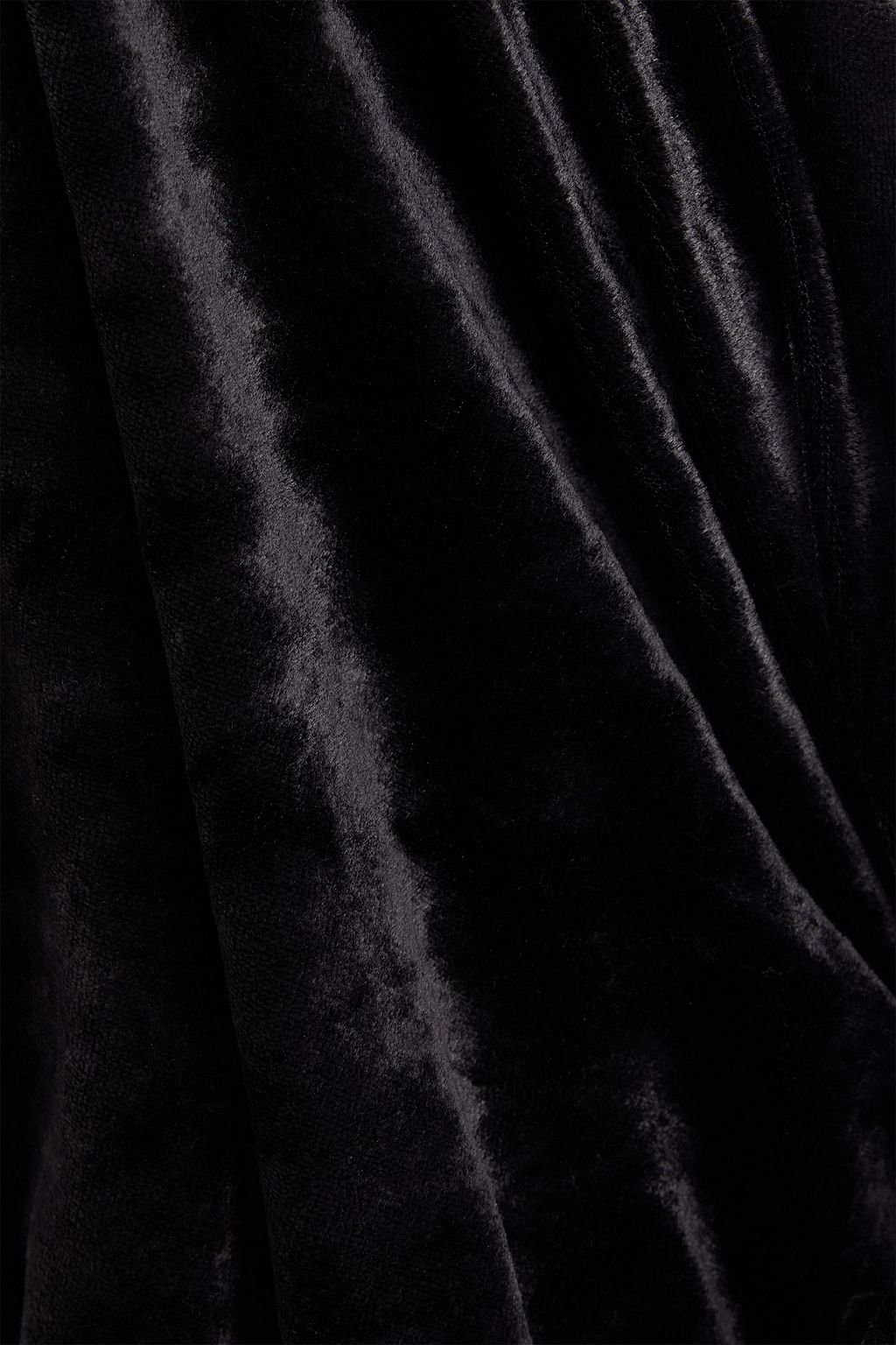 RICK OWENS LILIES 벨벳 크롭 탑
