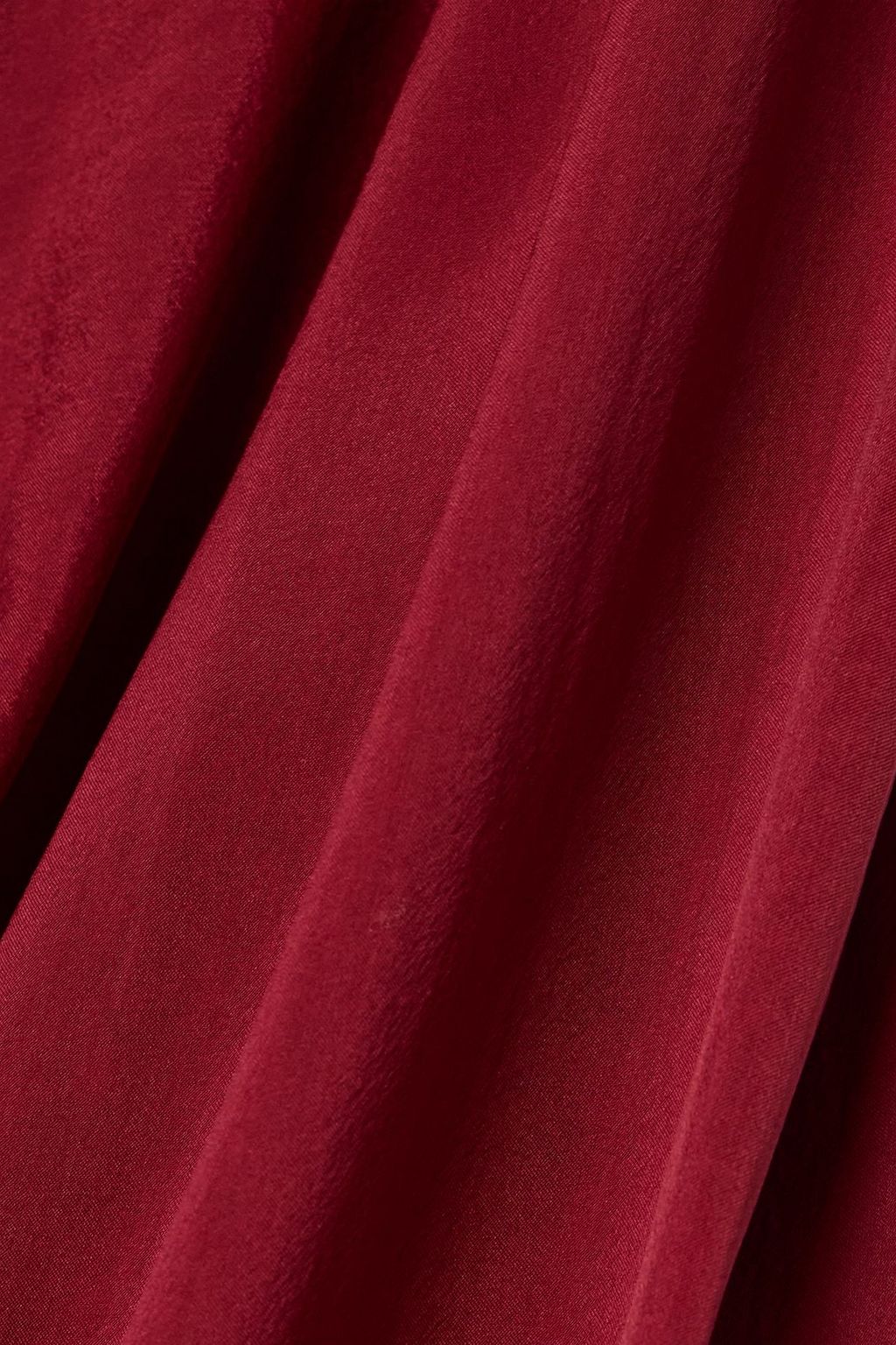INTERIOR The Desma twist-front silk crepe de chine maxi dress