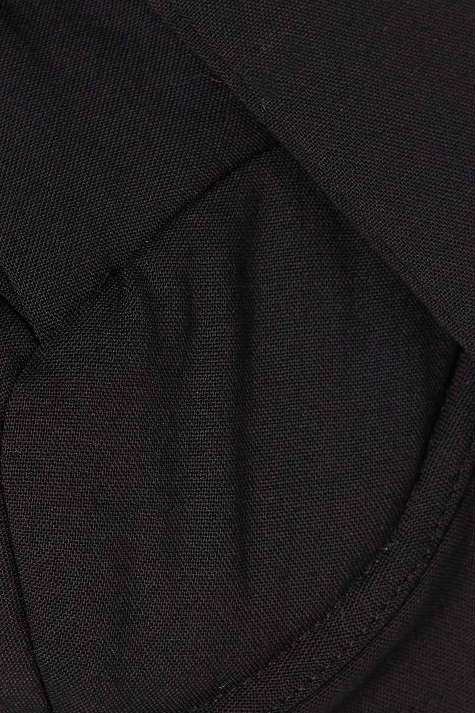Jacquemus Cuscinu Wool-blend Halterneck Bra Top In Black