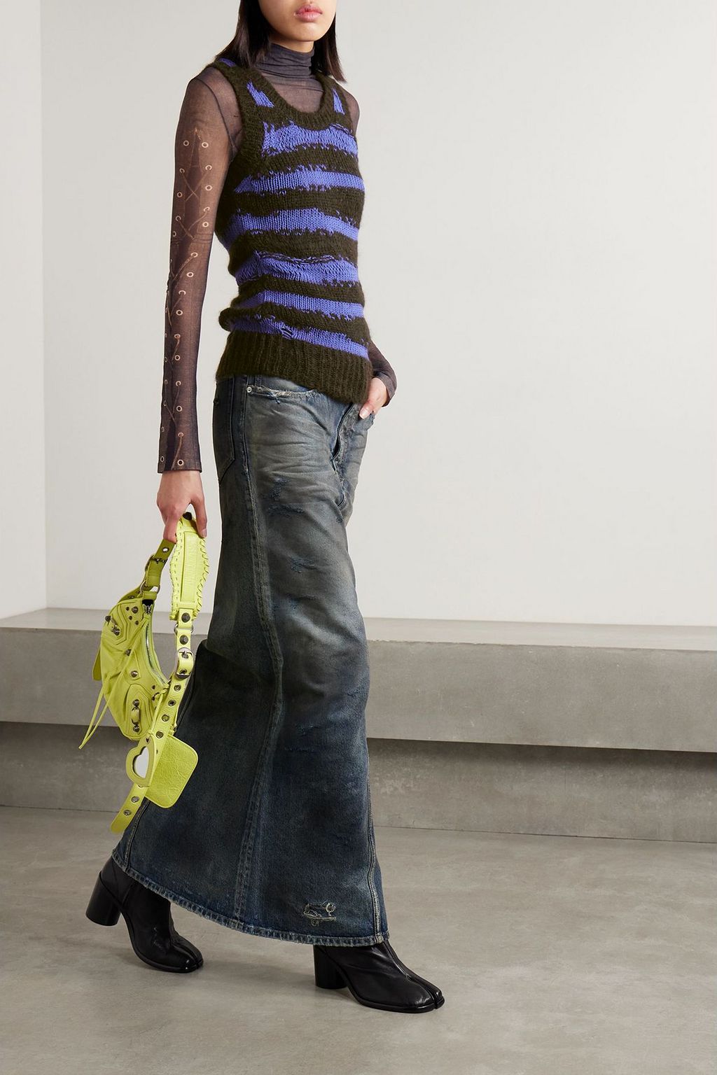 ACNE STUDIOS Striped knitted vest